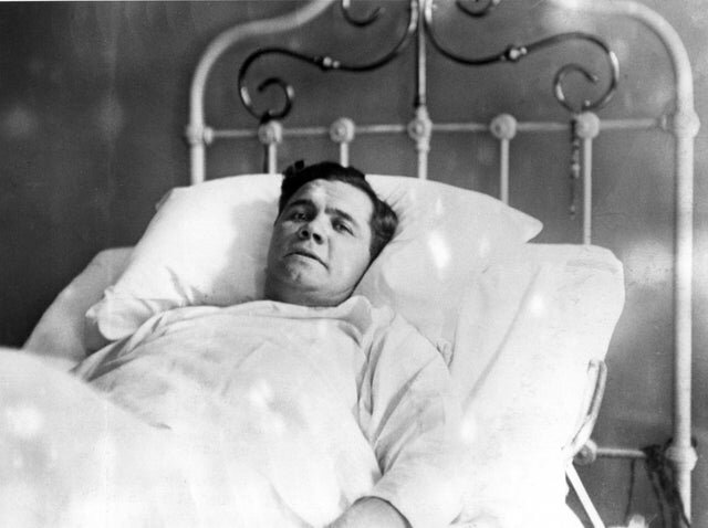 Babe Ruth Hospitalized