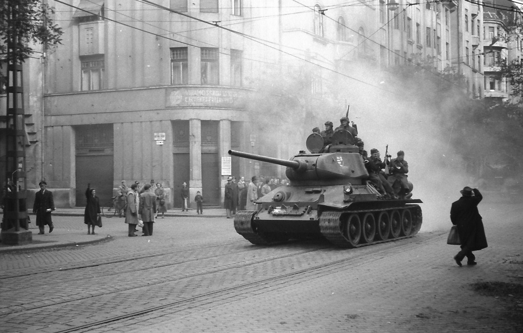 Soviet Troops in Budapest -  1956