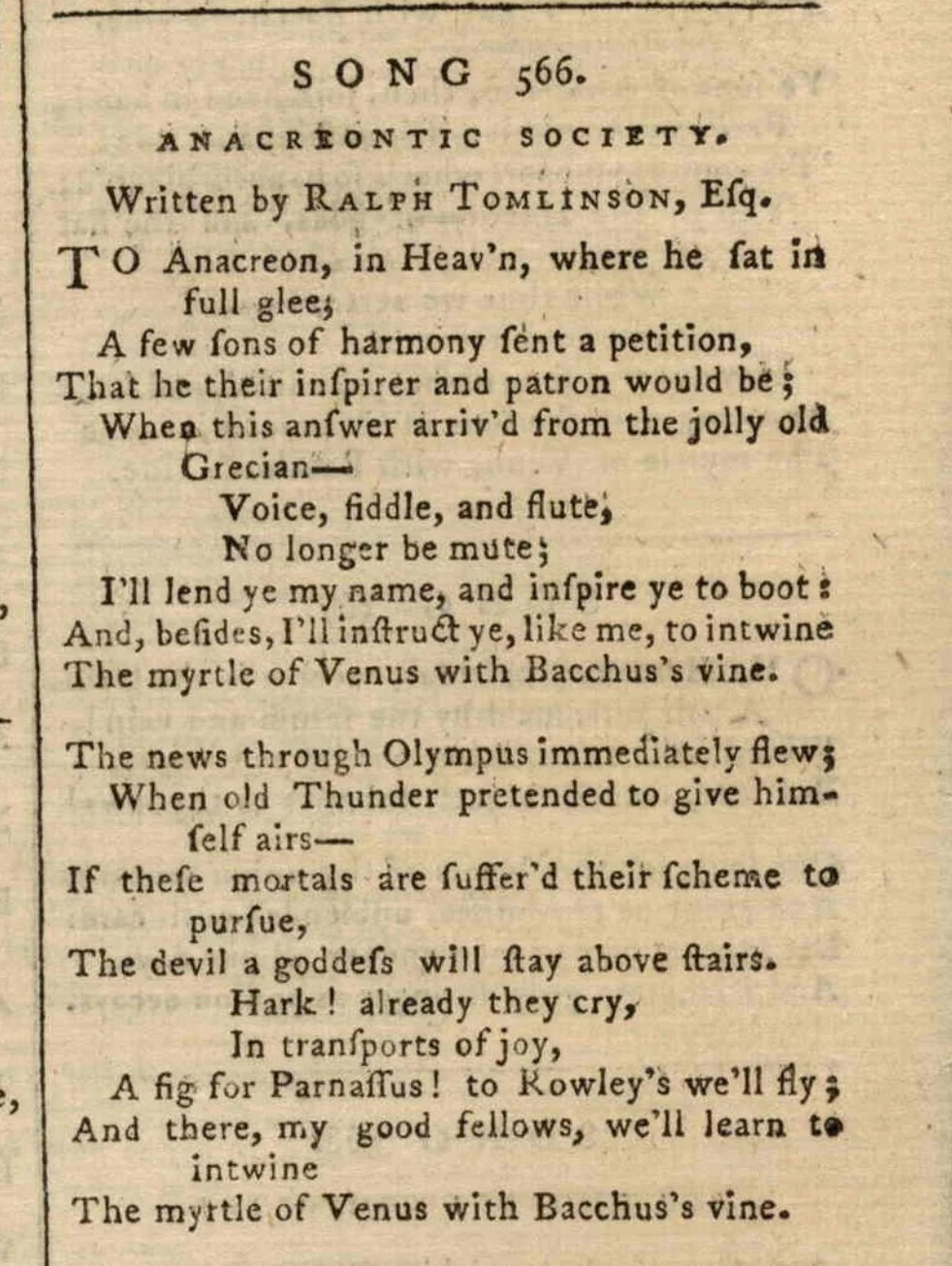To Anacreon in Heaven / Defence of Fort M'Henry