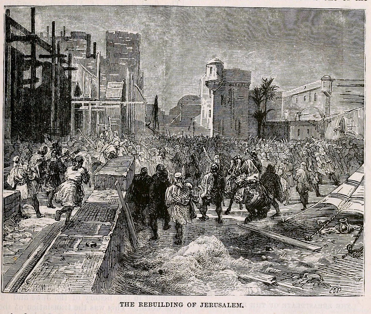 The Rebuilding of Jerusalem - By McCabe, James Dabney, 1842-1883 