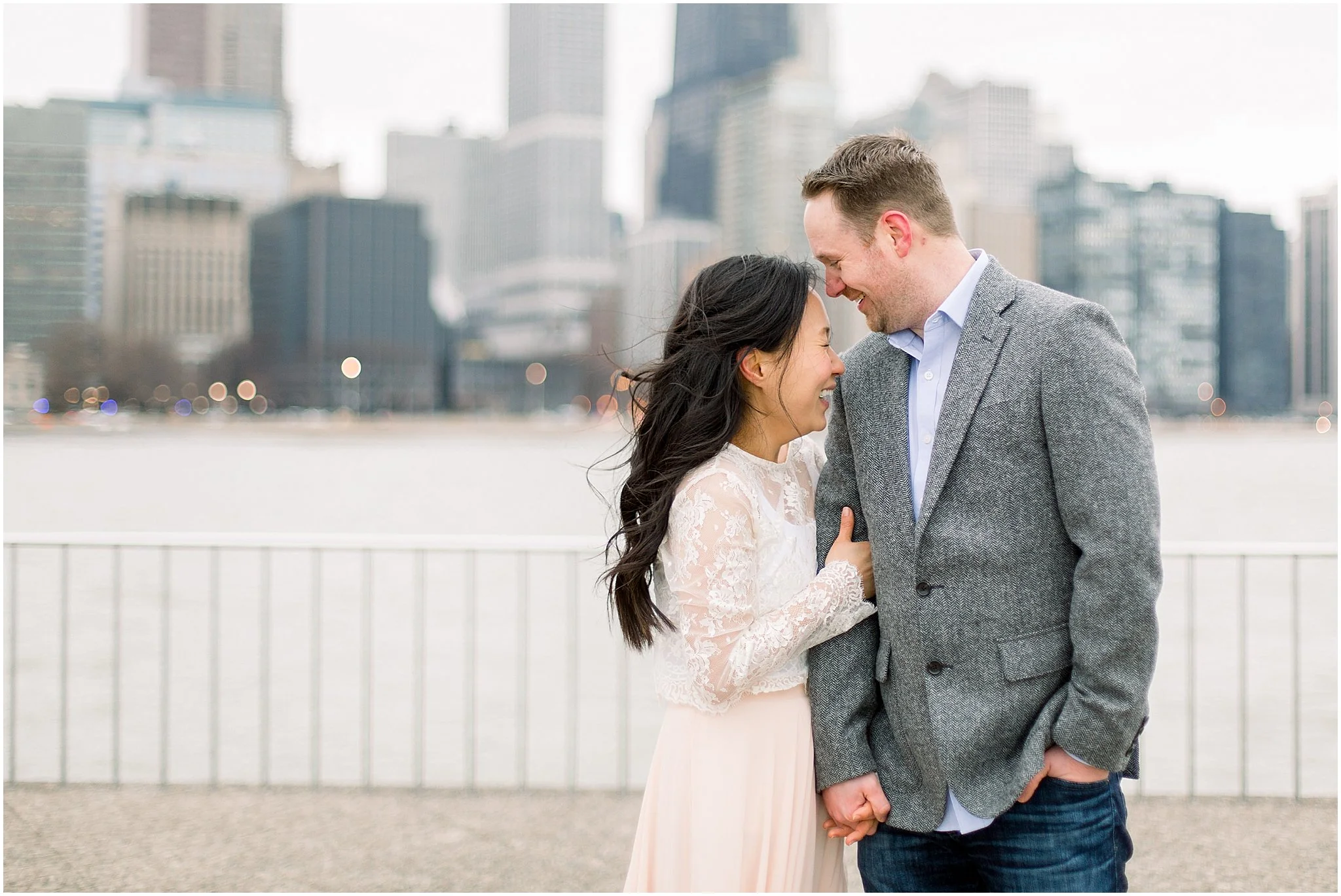 Julie + Brian - Winter Olive Park Engagement Photography