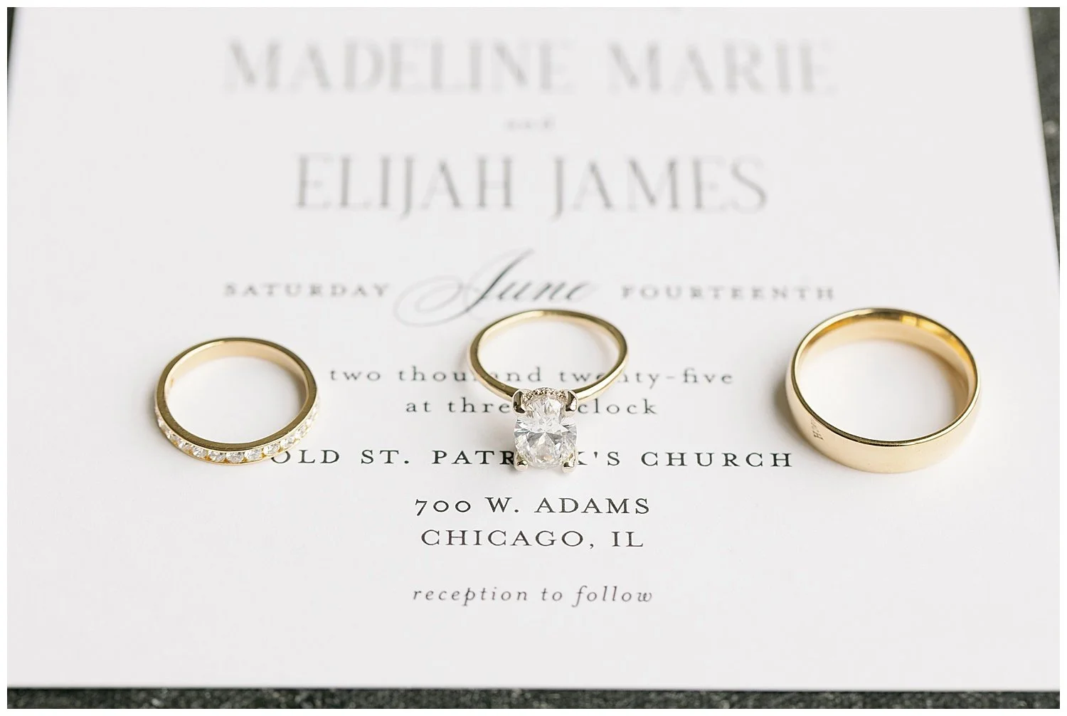 wedding day chicago bride details