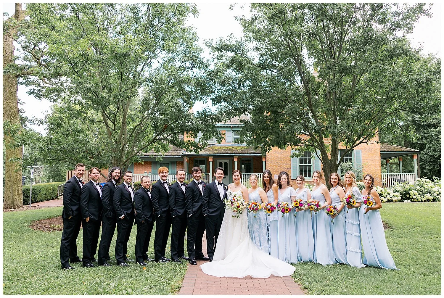  The Drake Oakbrook bridal party photos