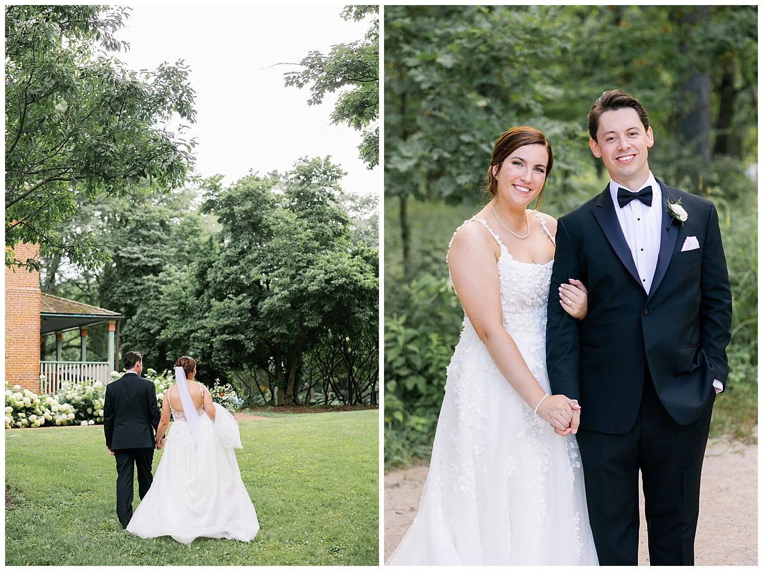 Graue Mill bride and groom wedding photos