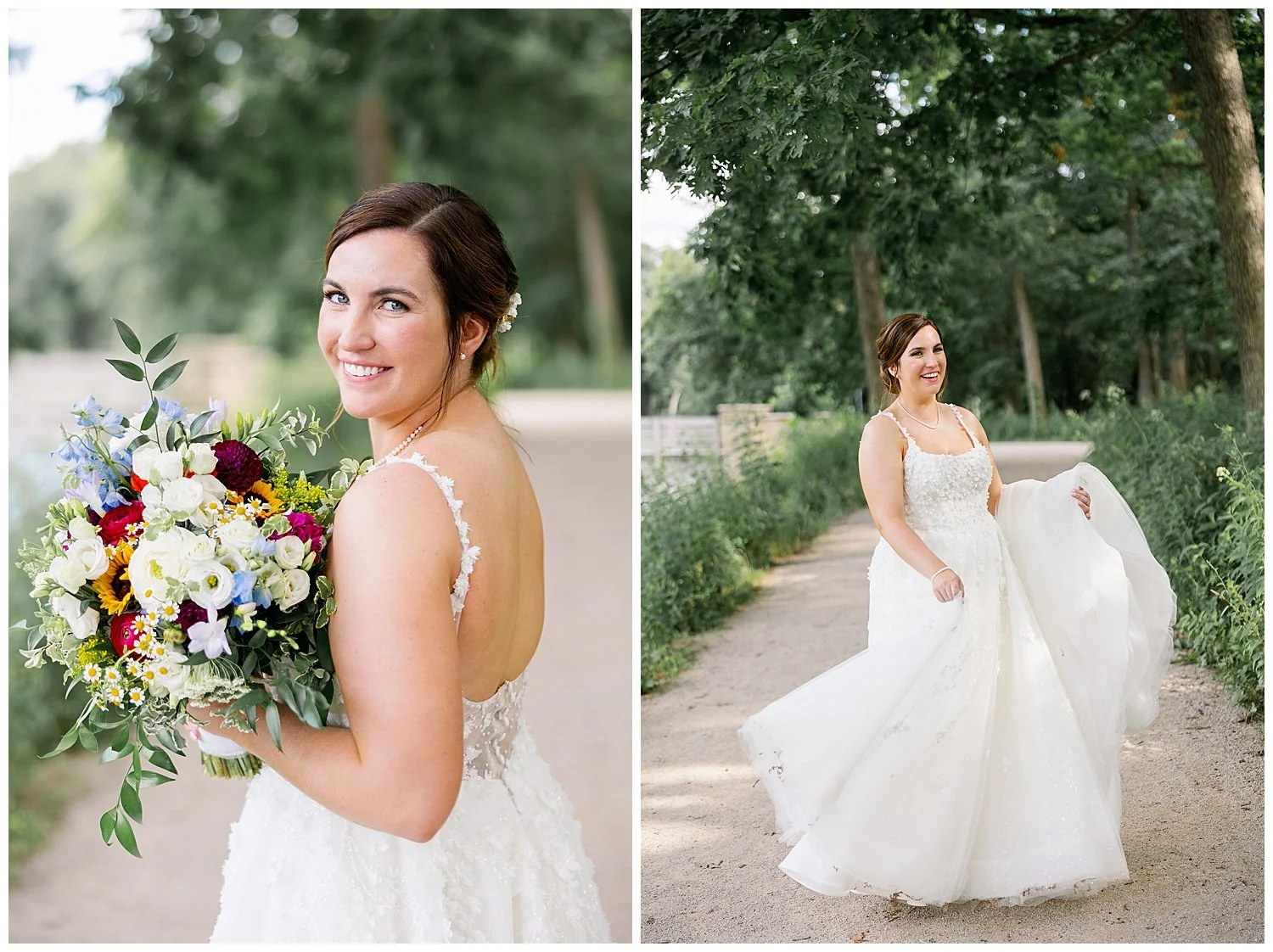 Graue Mill bride and groom wedding photos