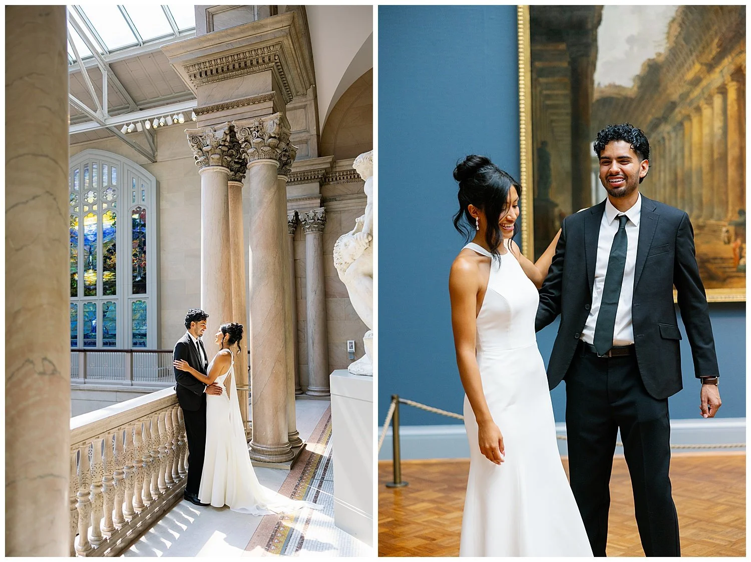 Art Institute Of Chicago Elopement Photos