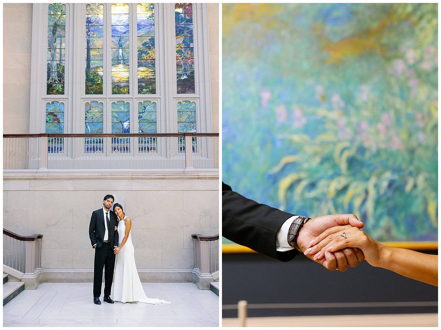 Art Institute Of Chicago Elopement Photos
