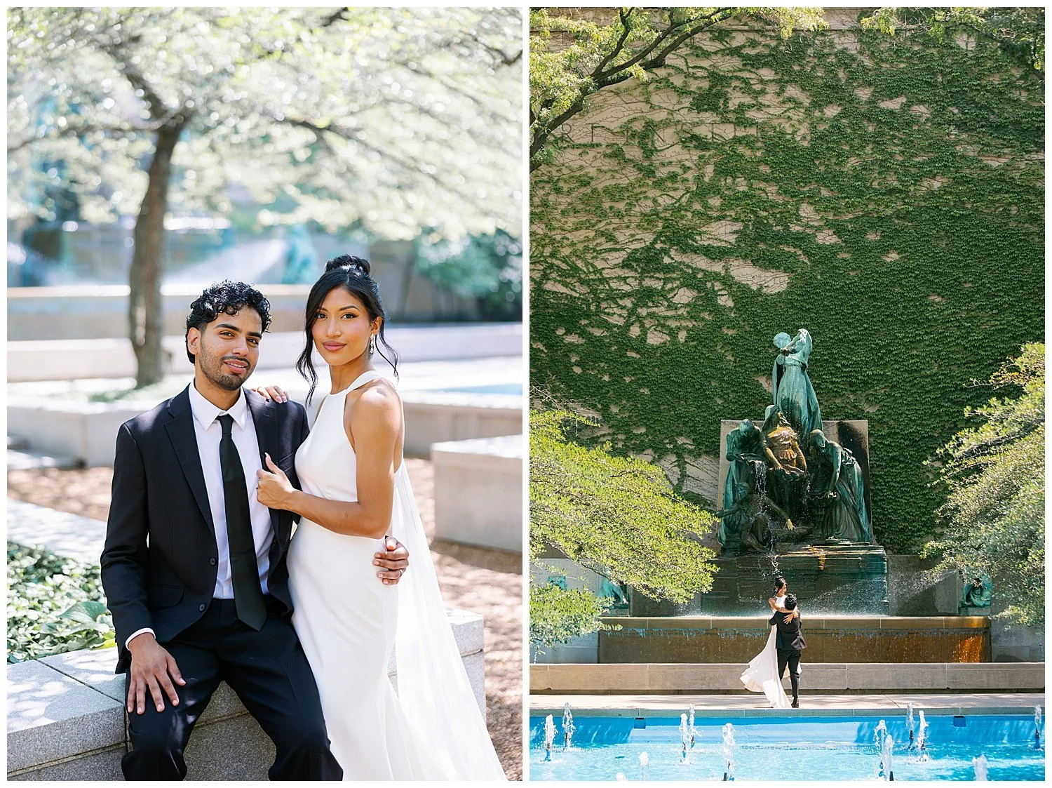 Art Institute Of Chicago Elopement Photos
