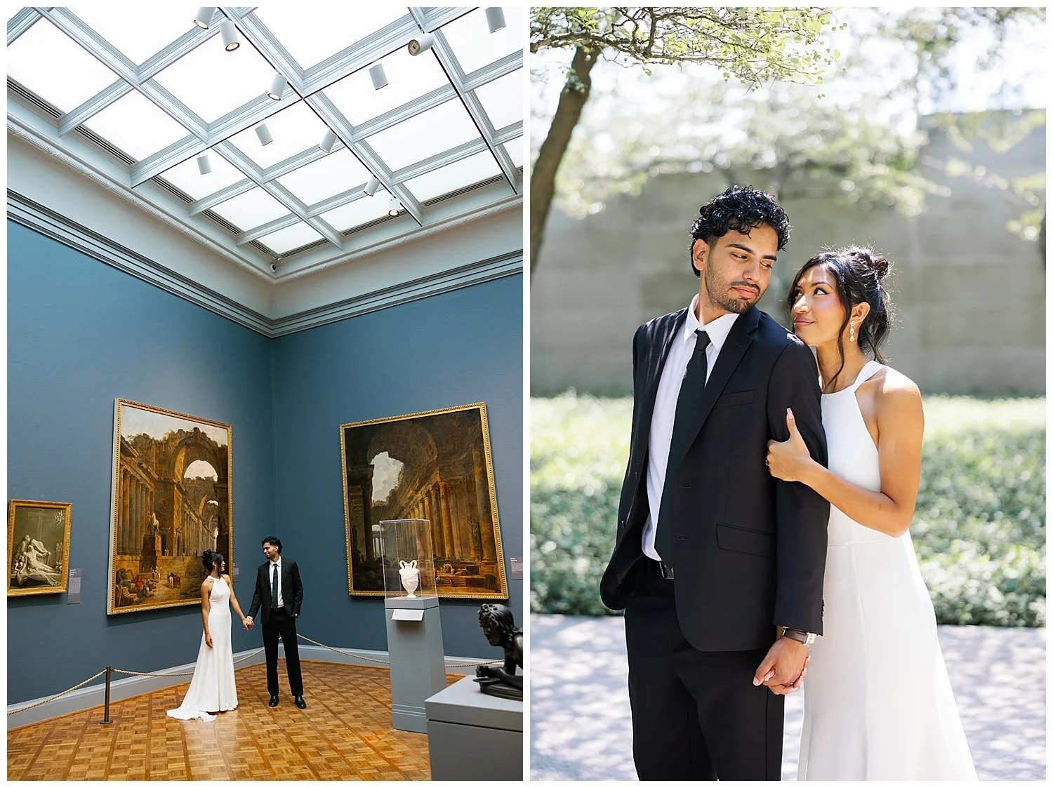 Art Institute Of Chicago Elopement Photos