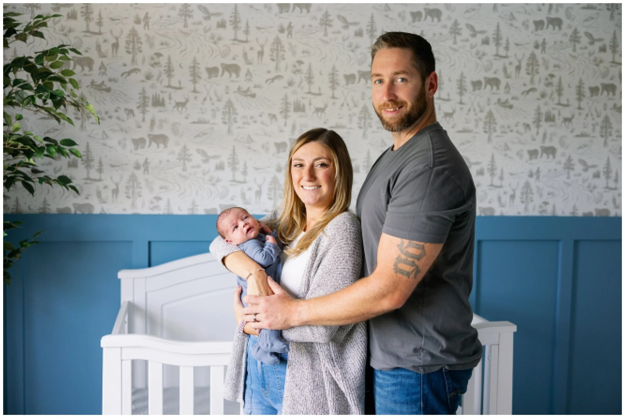 Chicago Lifestyle Newborn Baby Photographer