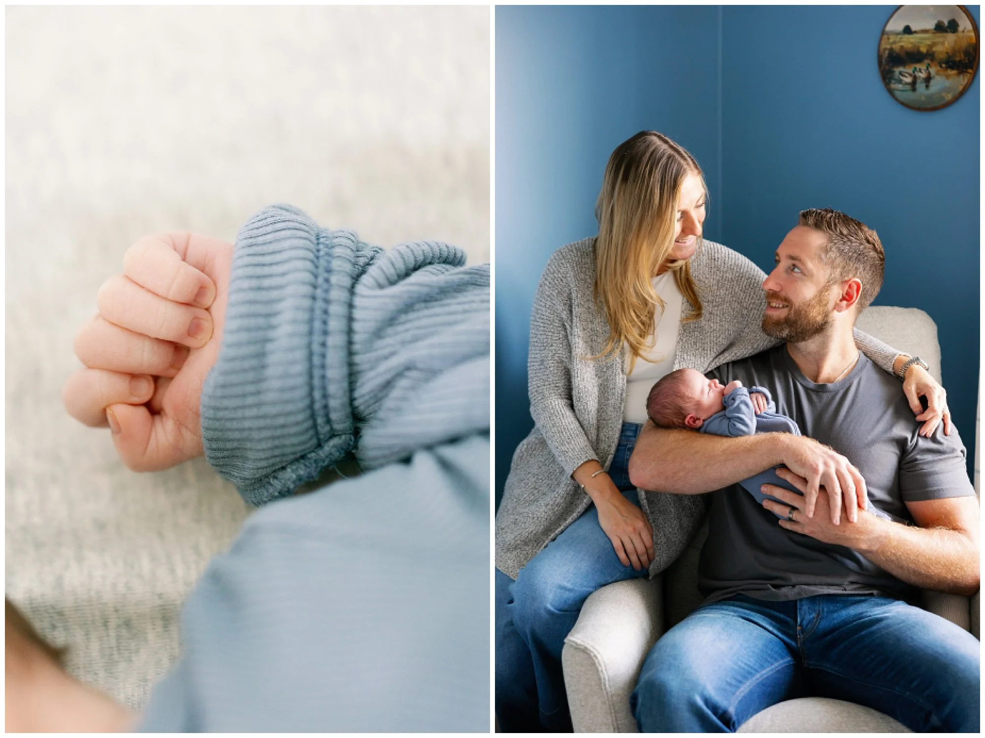 Chicago Lifestyle Newborn Baby Photographer