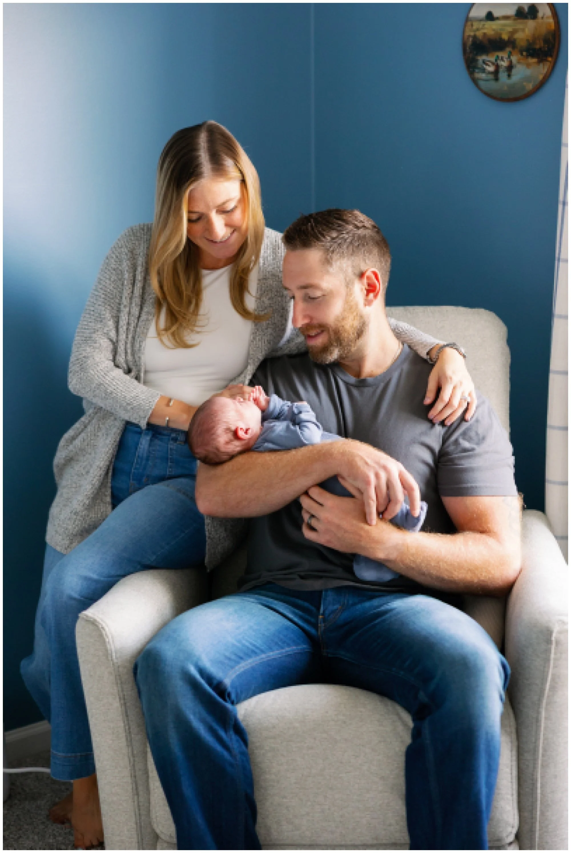 Chicago Lifestyle Newborn Baby Photographer