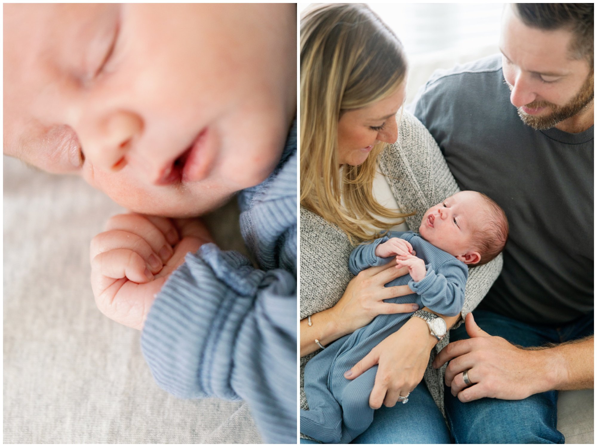 Chicago Lifestyle Newborn Baby Photographer