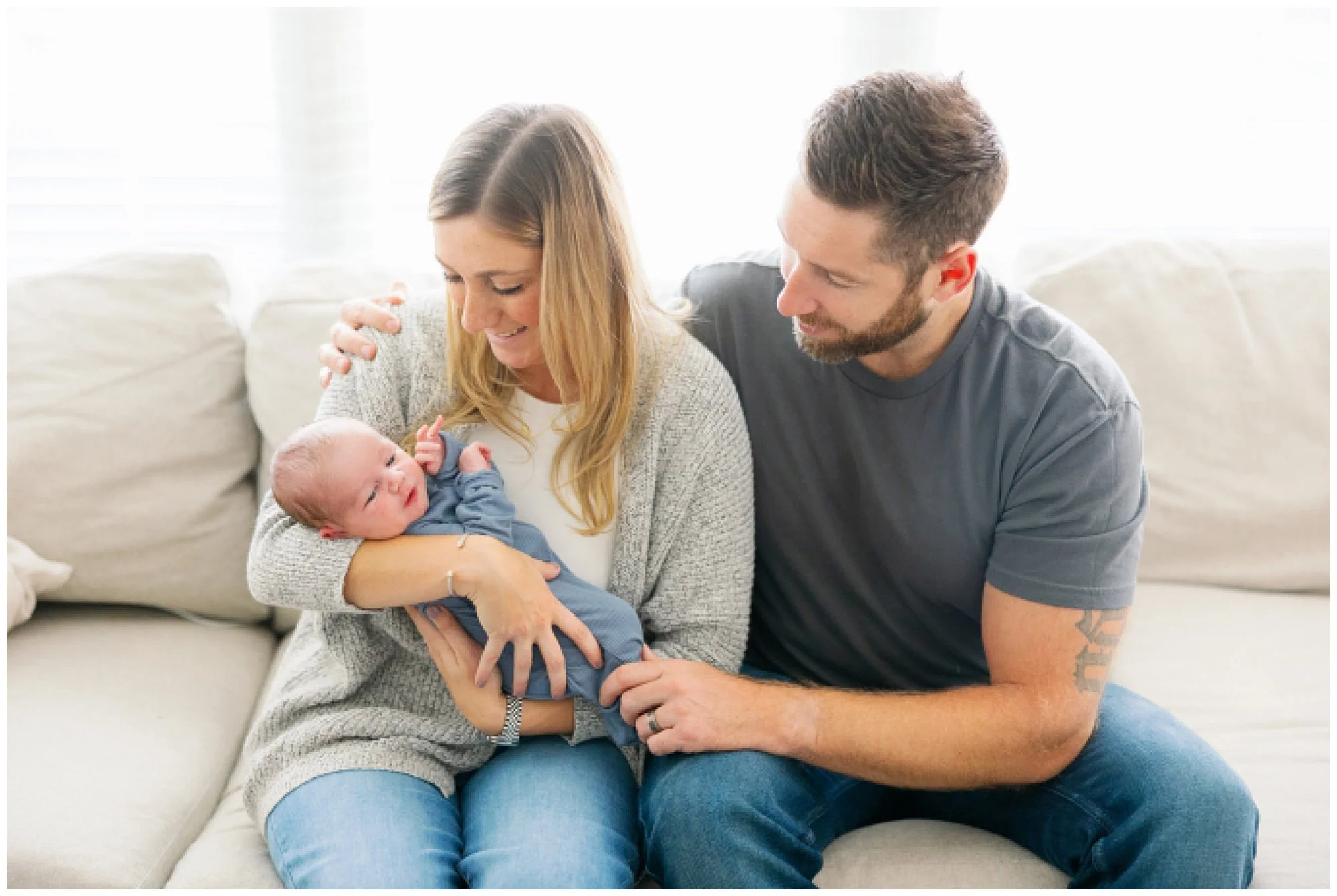 Chicago Lifestyle Newborn Baby Photographer