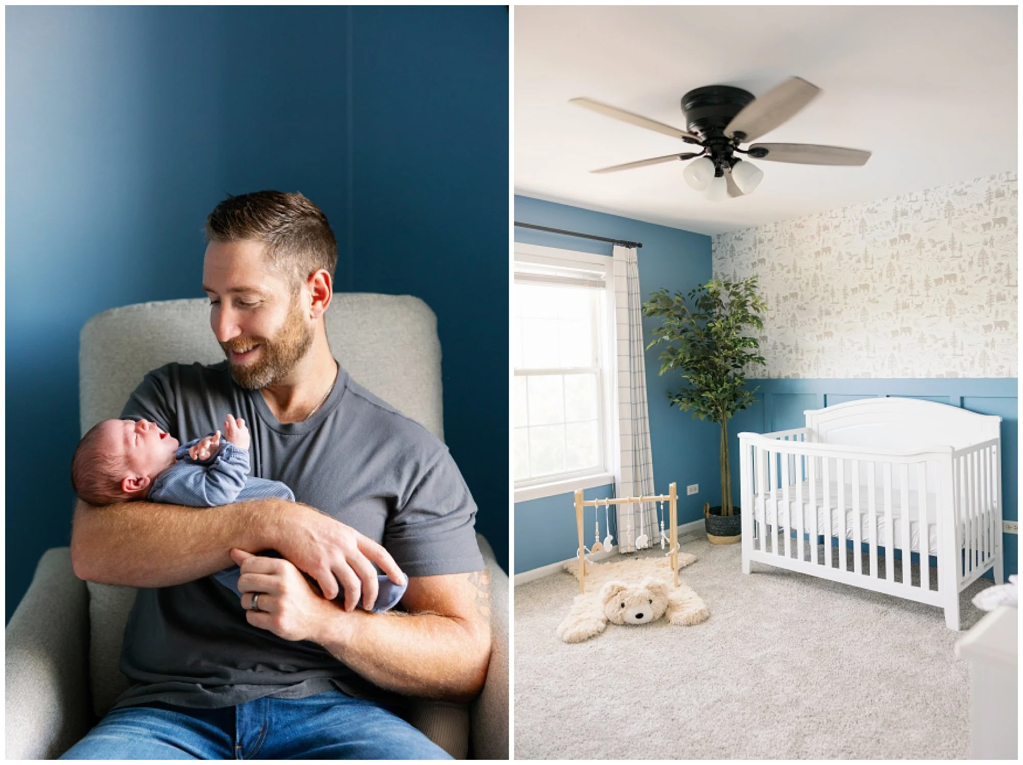 Chicago Lifestyle Newborn Baby Photographer