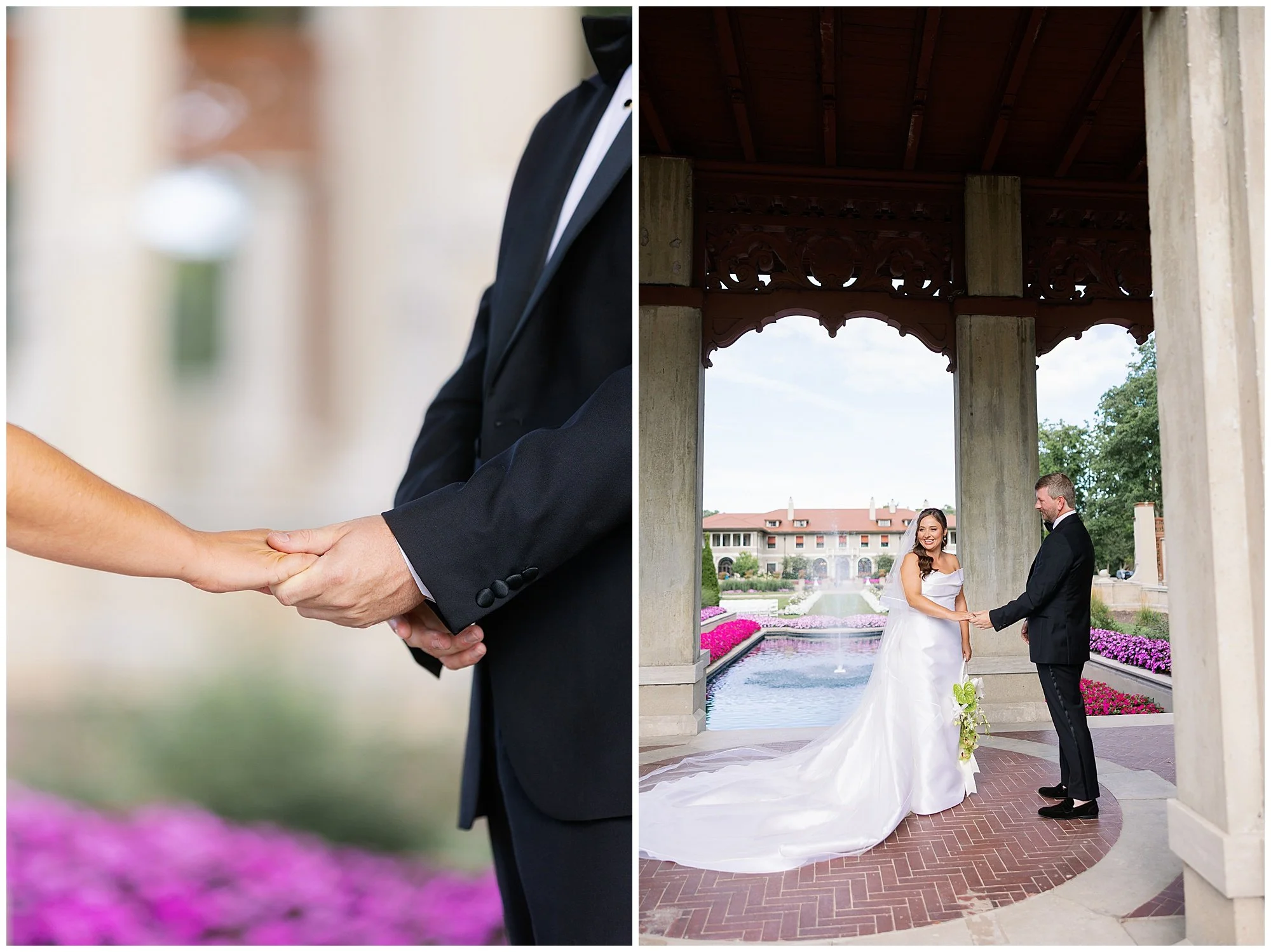 armour house lake forest bride and groom photography