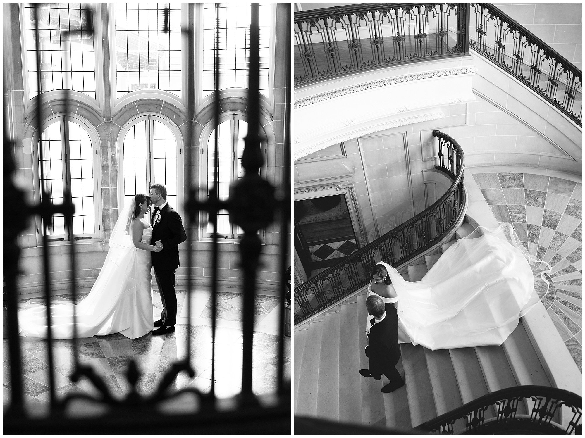 armour house lake forest bride and groom photos