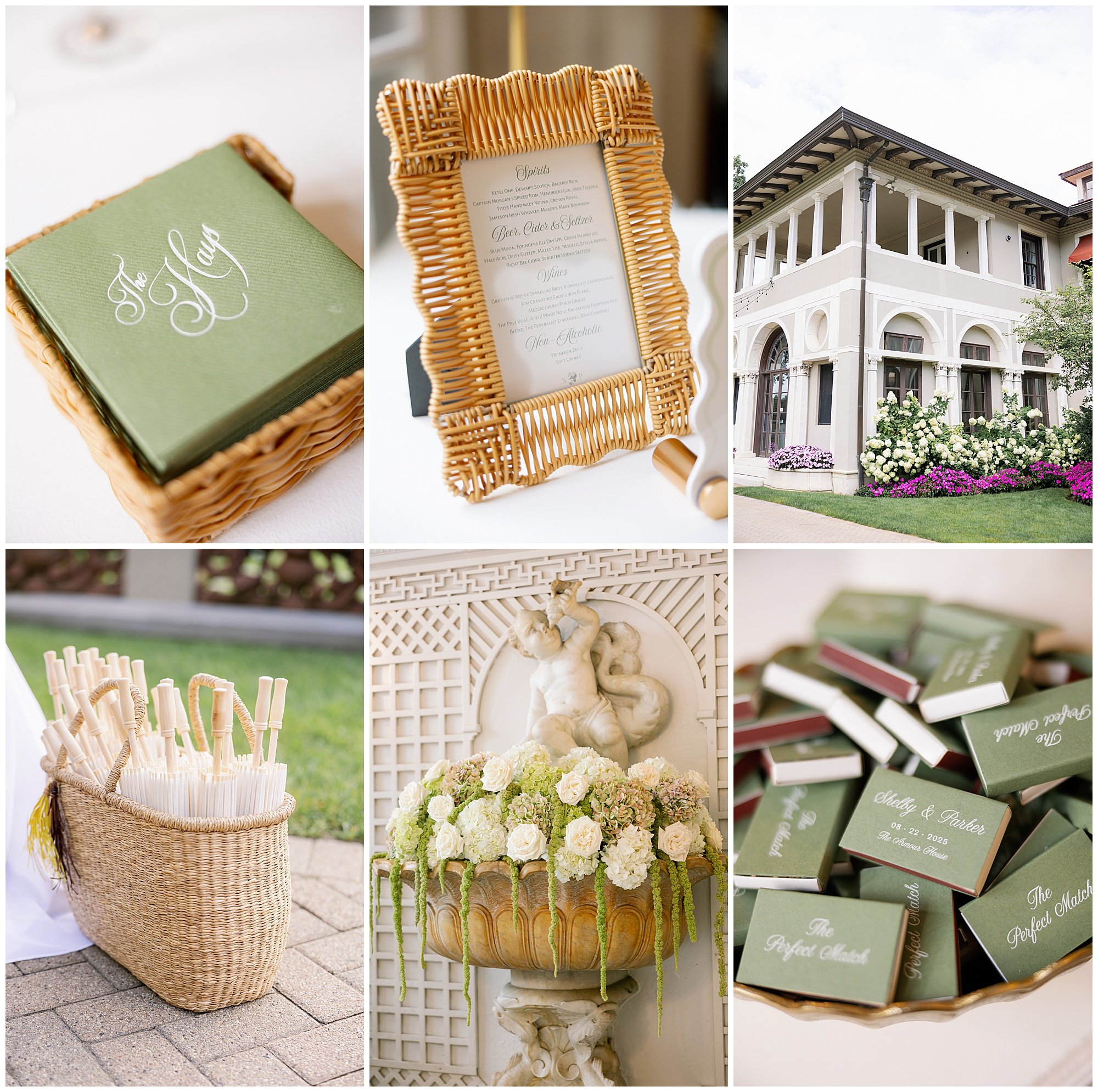 armour house lake forest ceremony photos