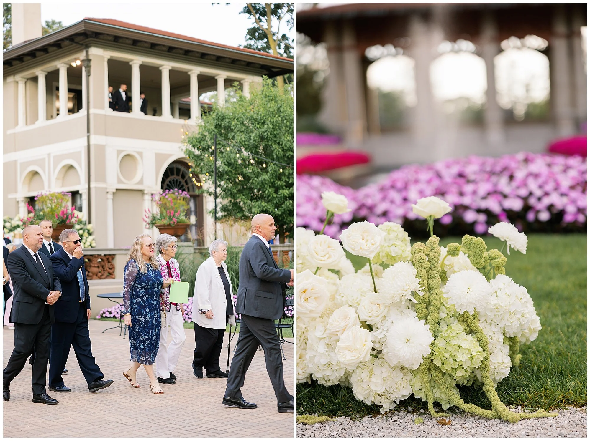 armour house lake forest ceremony photos