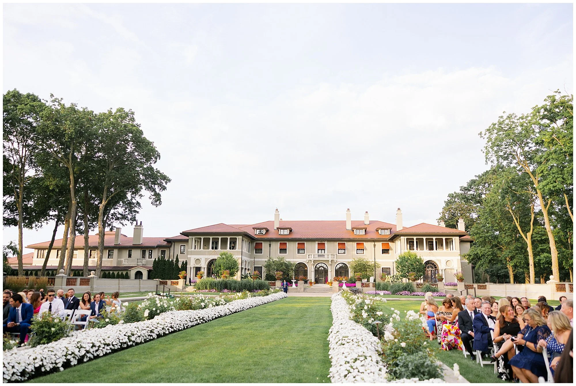 armour house lake forest ceremony photos