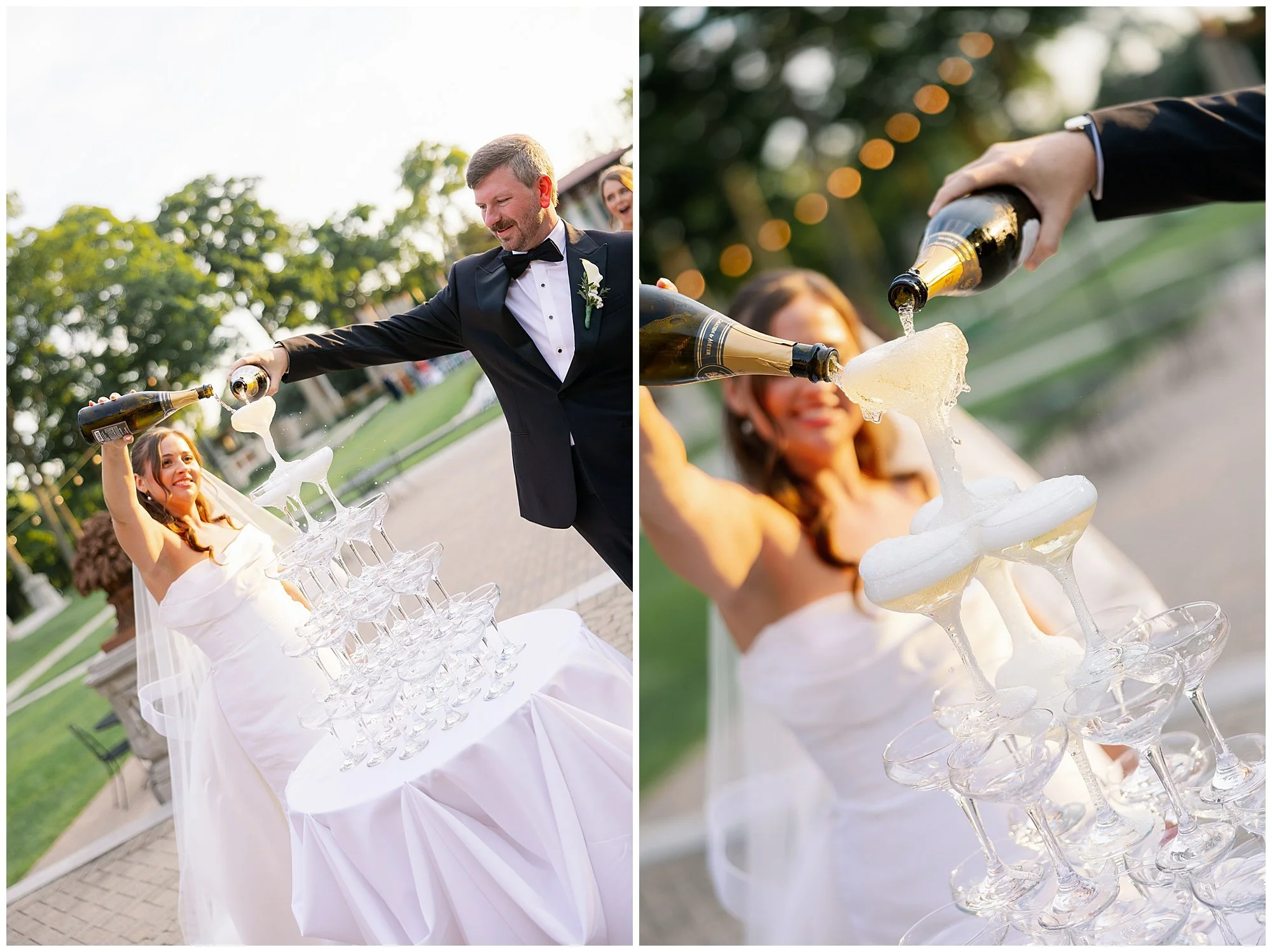 armour house lake forest ceremony photos