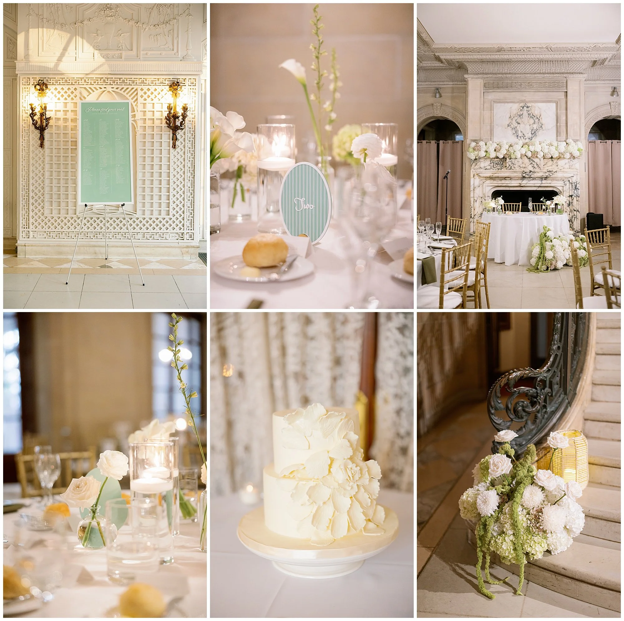 armour house lake forest reception photos