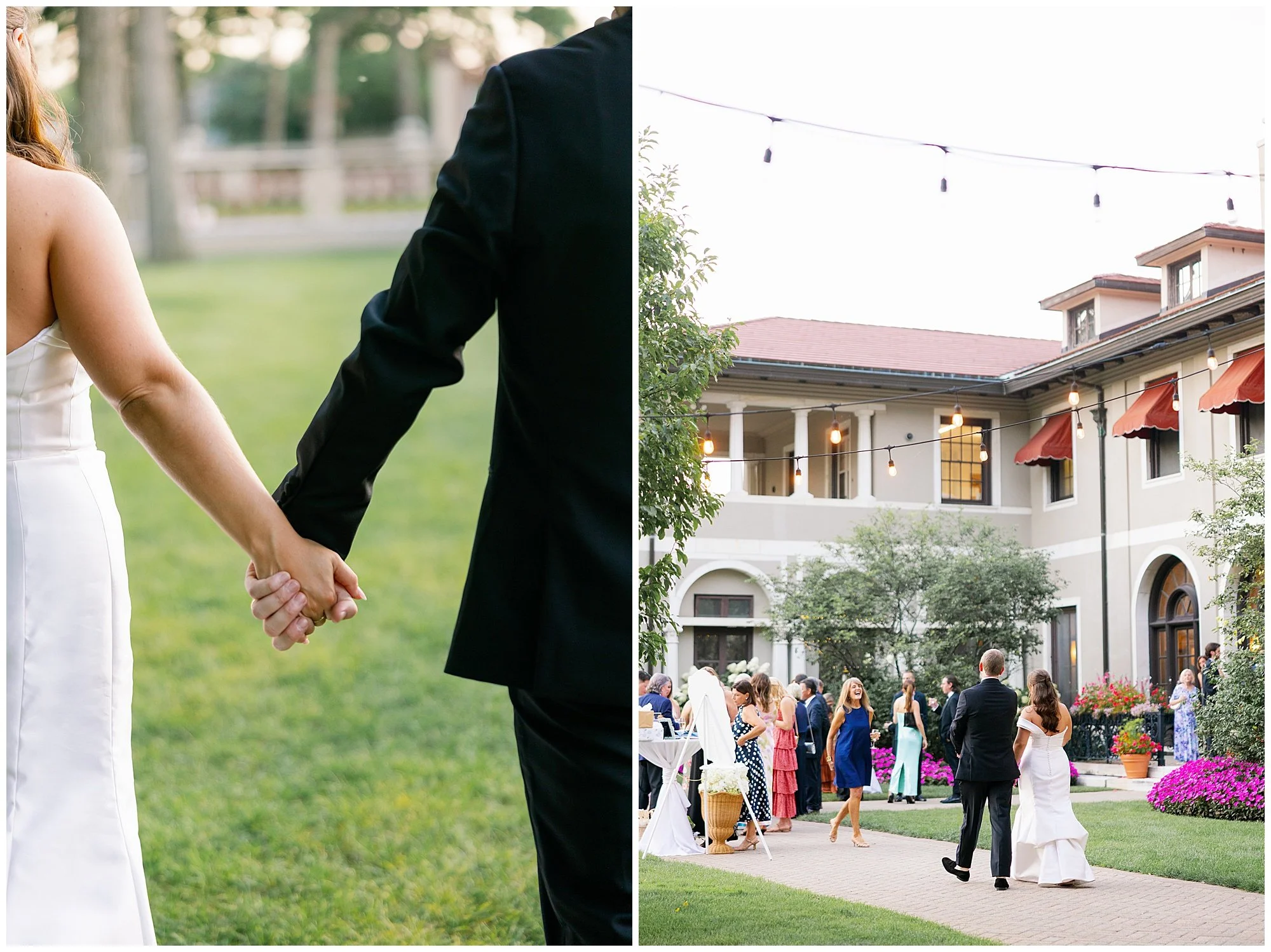 armour house lake forest ceremony photos