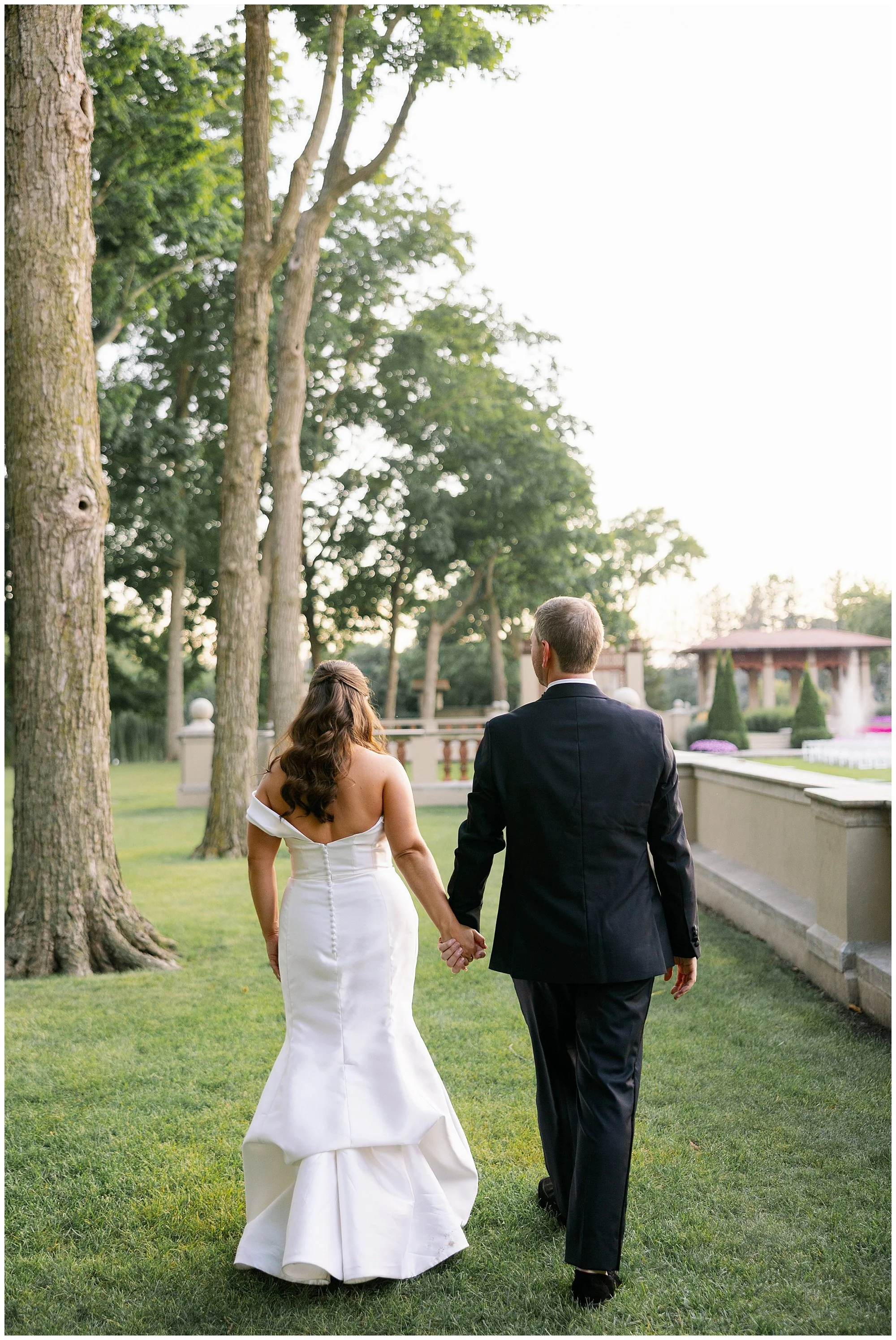 armour house lake forest ceremony photos