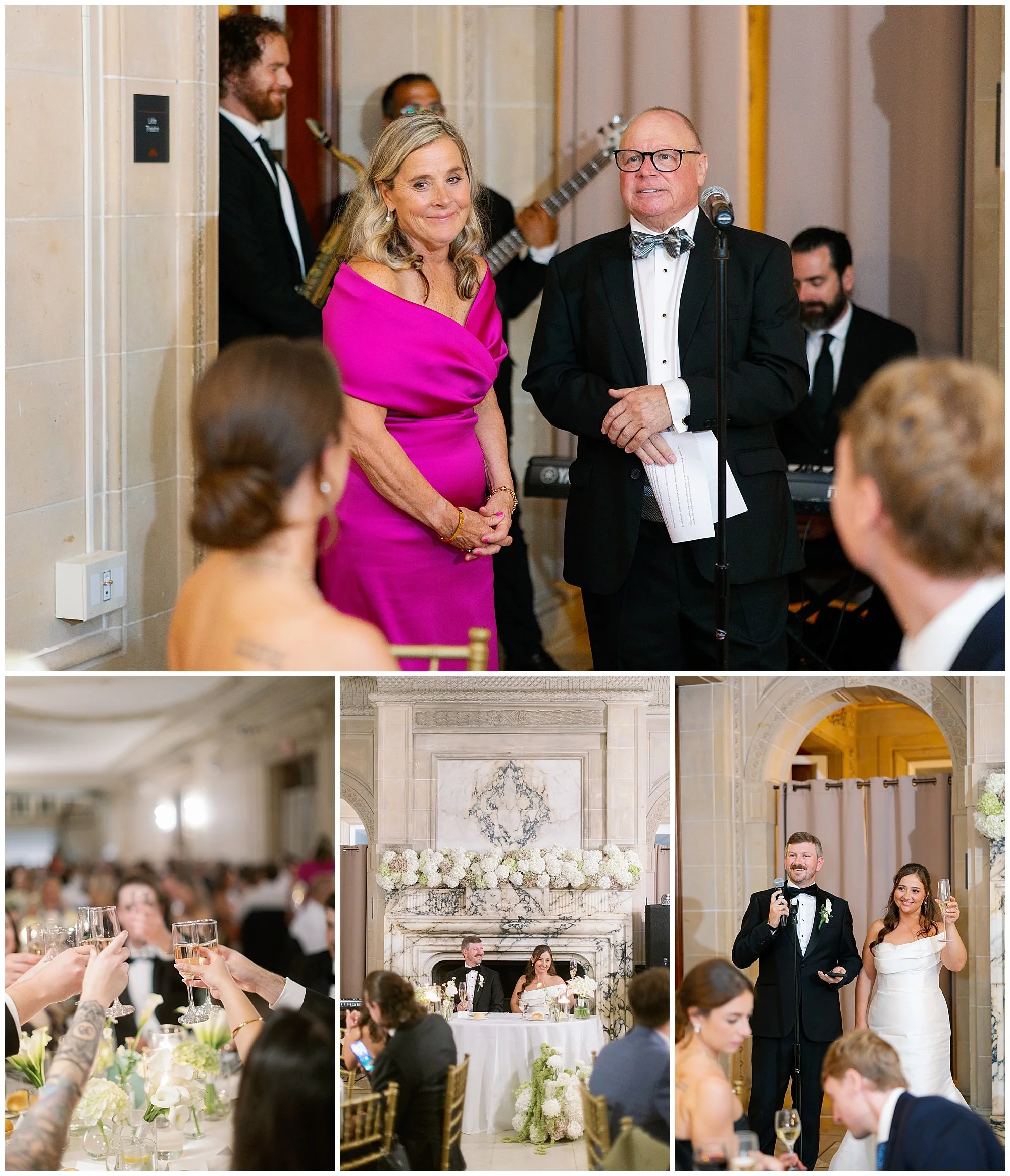 armour house lake forest reception photos