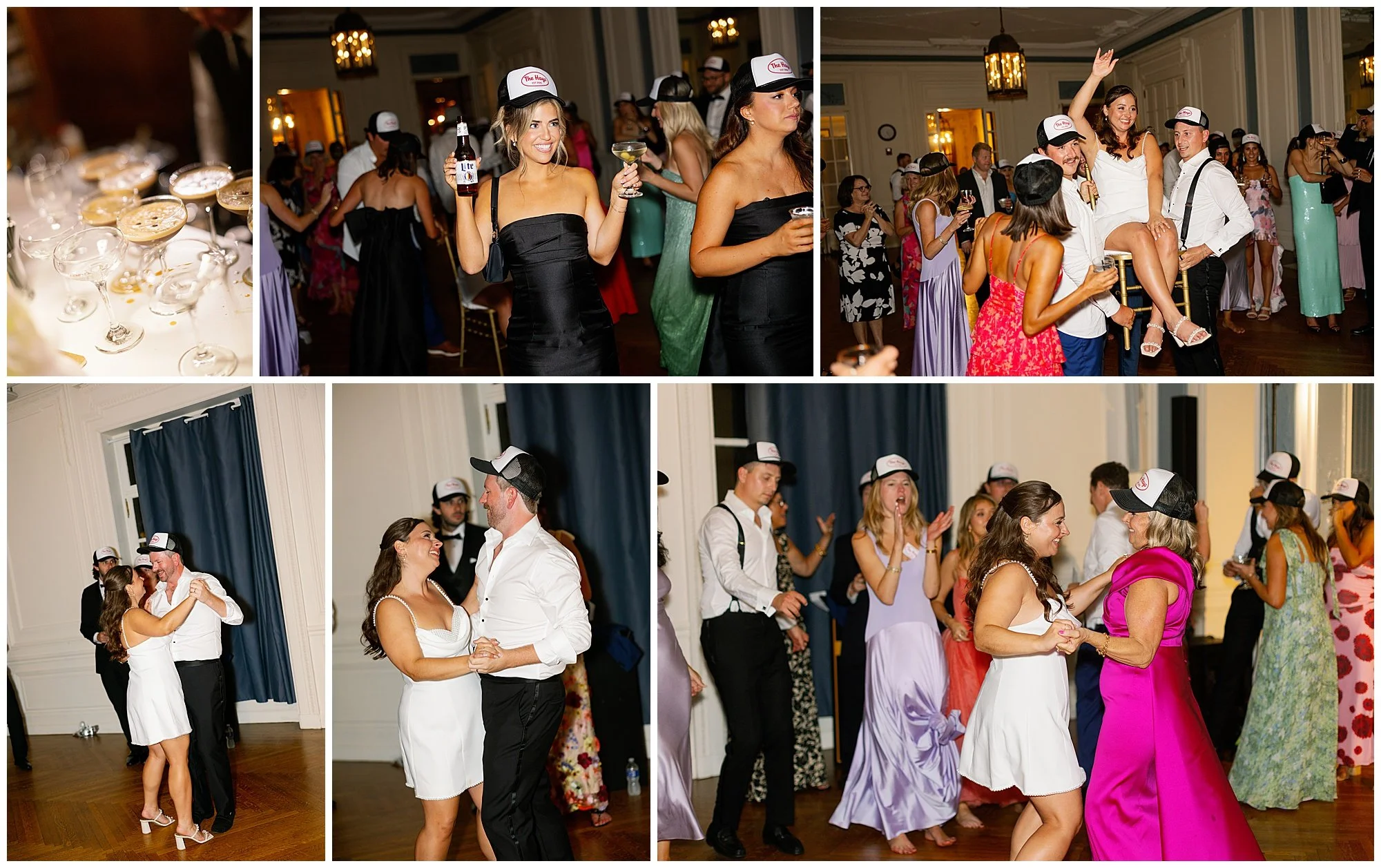 armour house lake forest reception photos