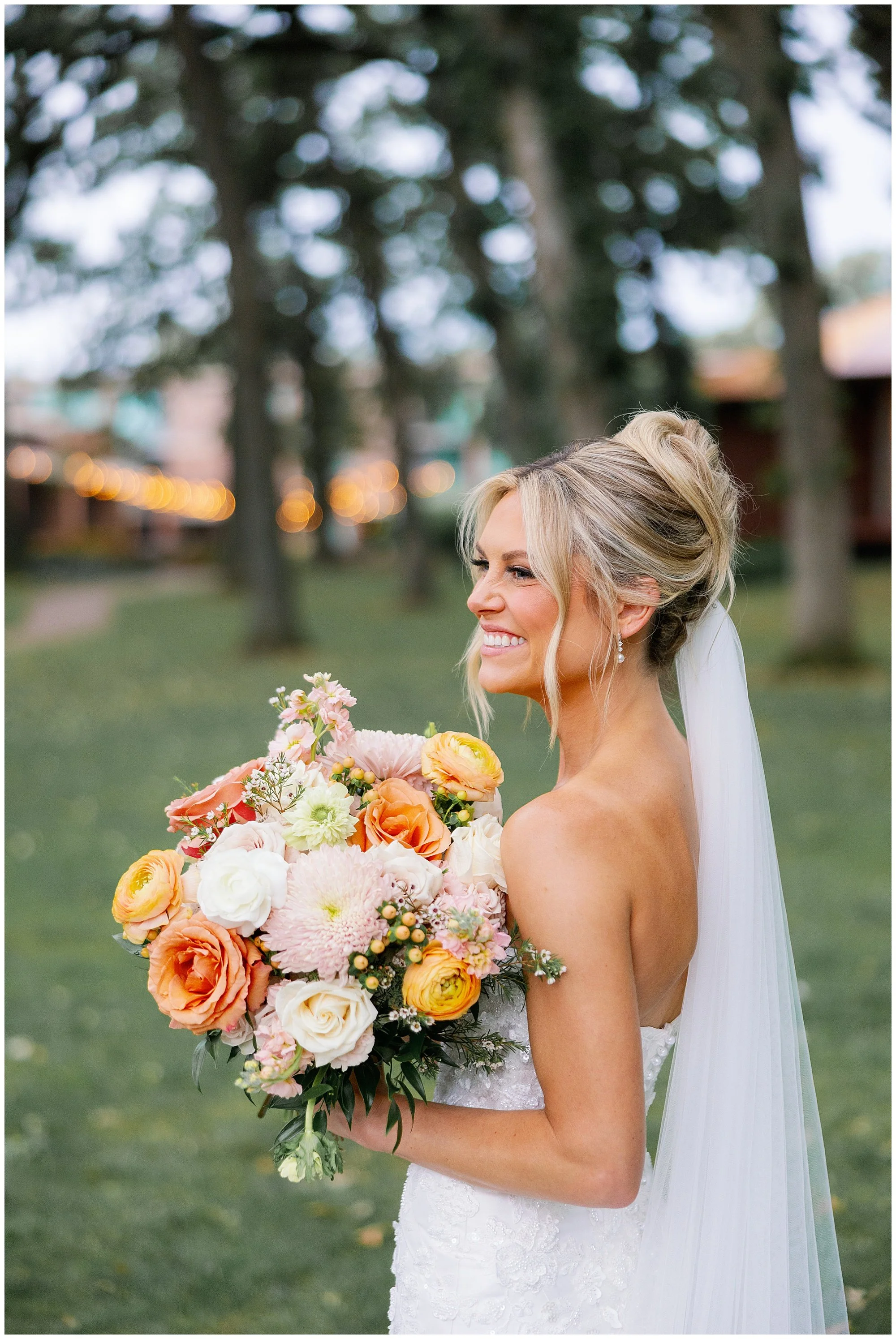  bridal portraits at Hyatt Lodge in Oak Brook Illinois 