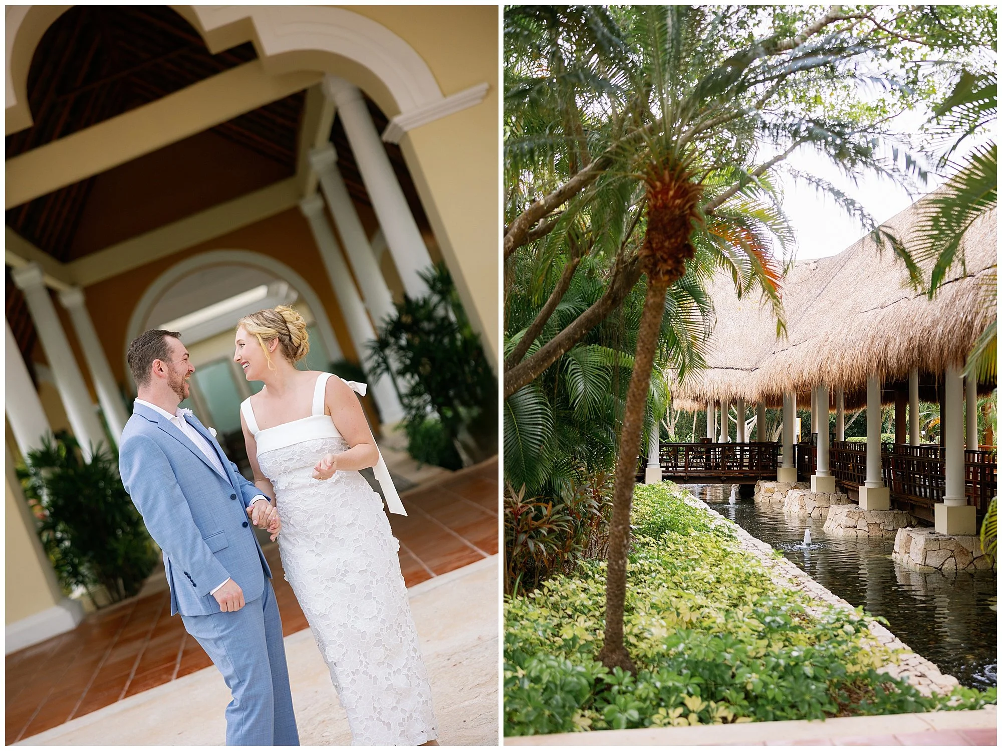  bride and groom portraits at valentin imperial resort in riviera maya 