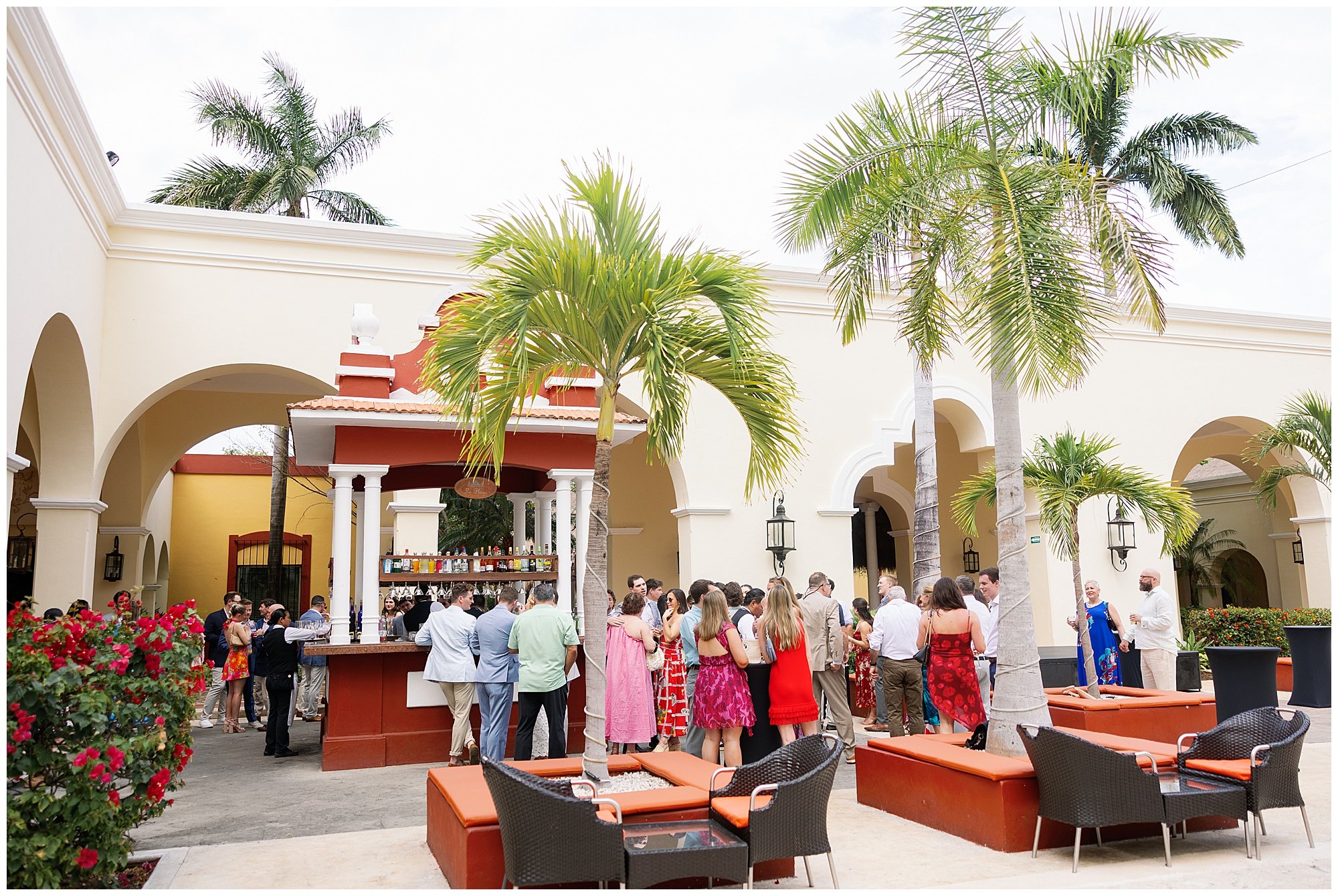  overview of wedding at valentin imperial resort in riviera maya 