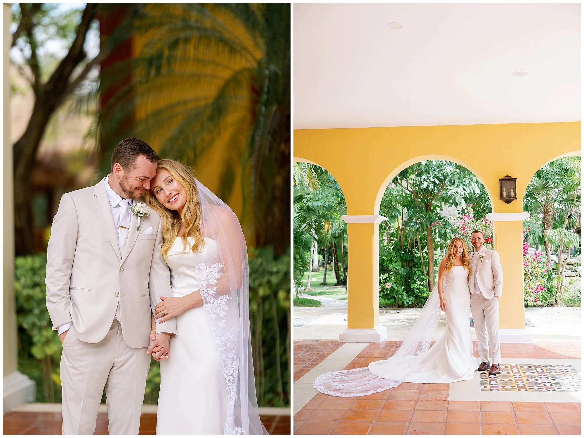  bride and groom photos at valentin imperial resort in riviera maya 