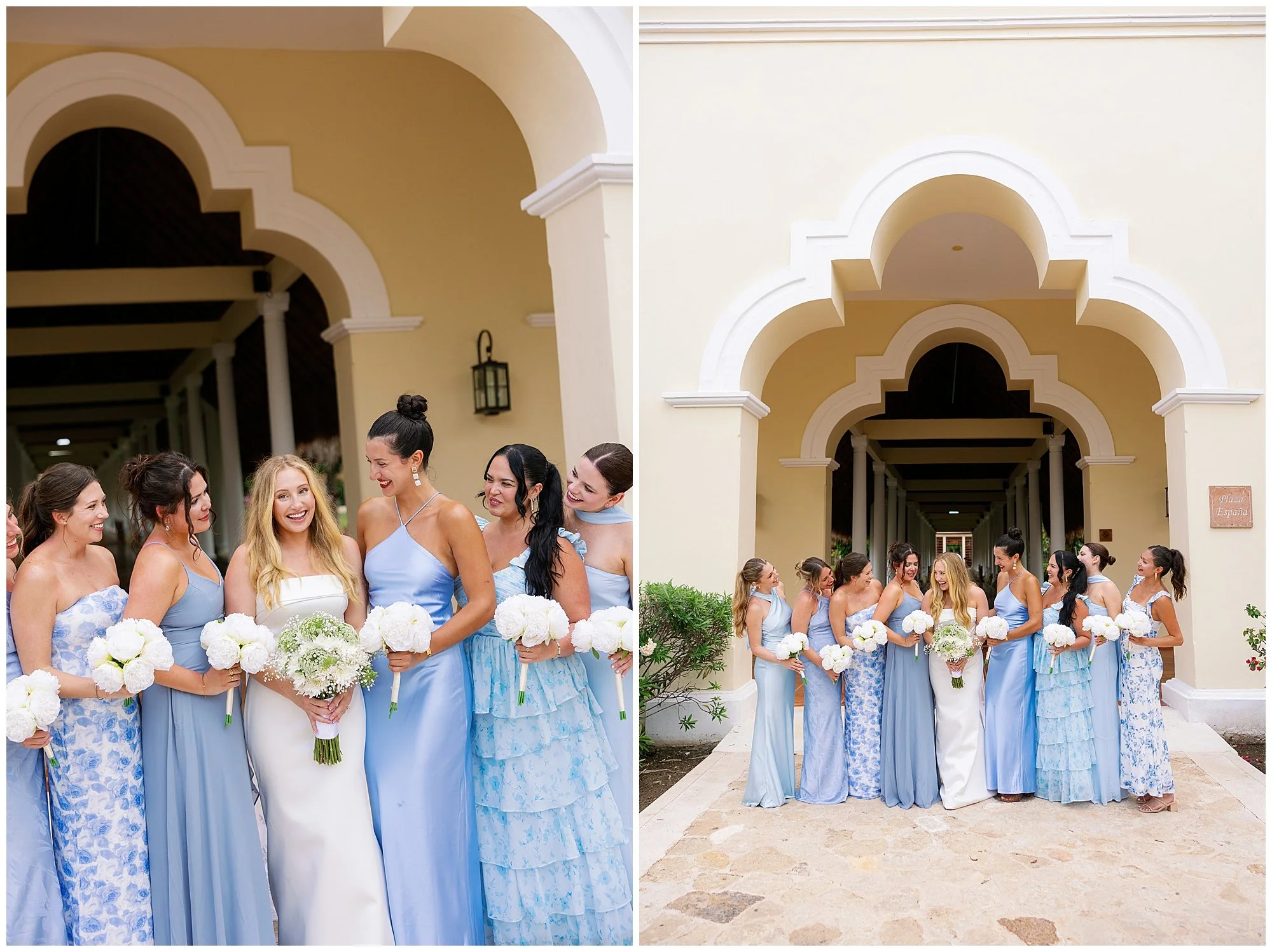  bridesmaid photos at valentin imperial resort in riviera maya 