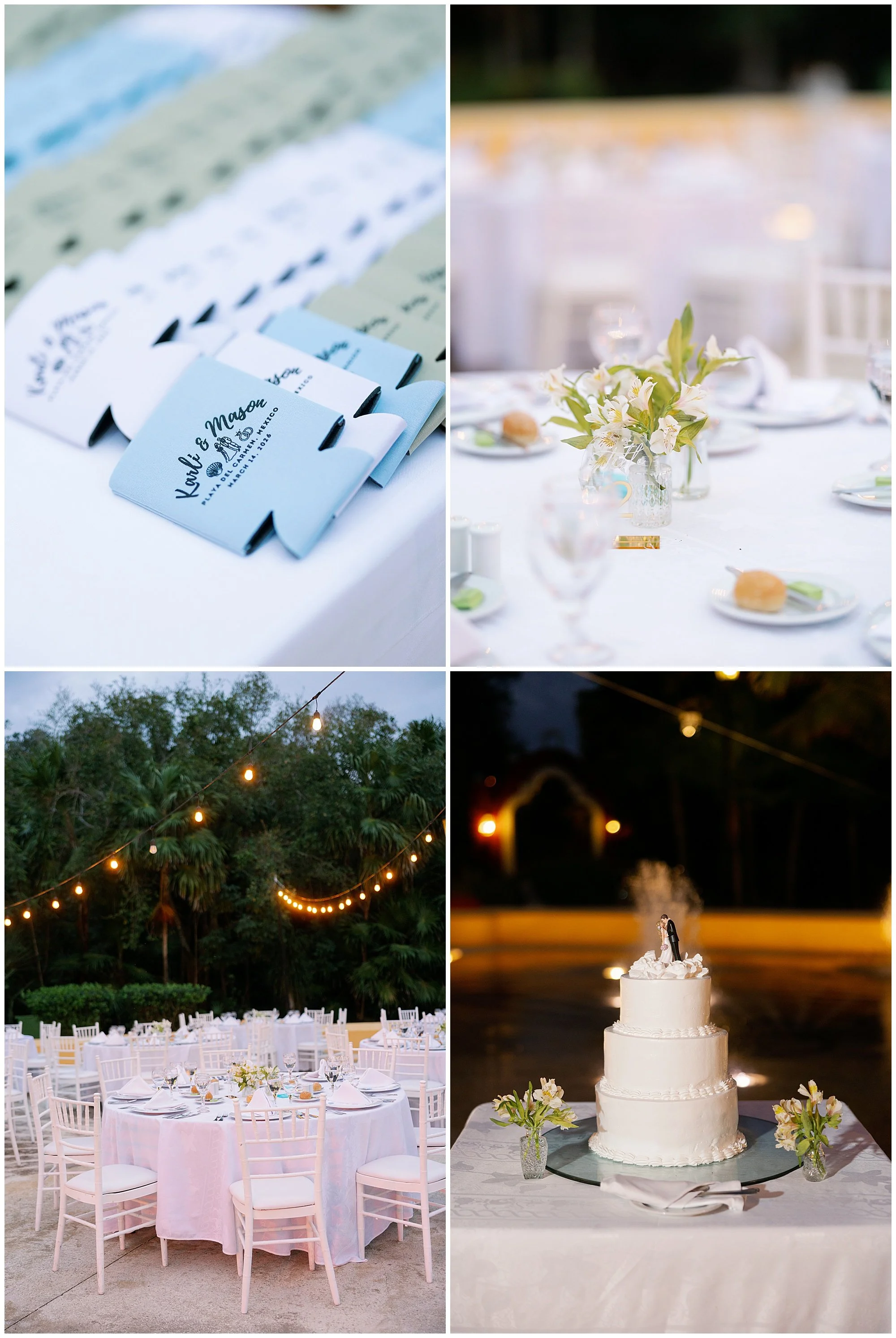  reception details at valentin imperial resort in riviera maya 