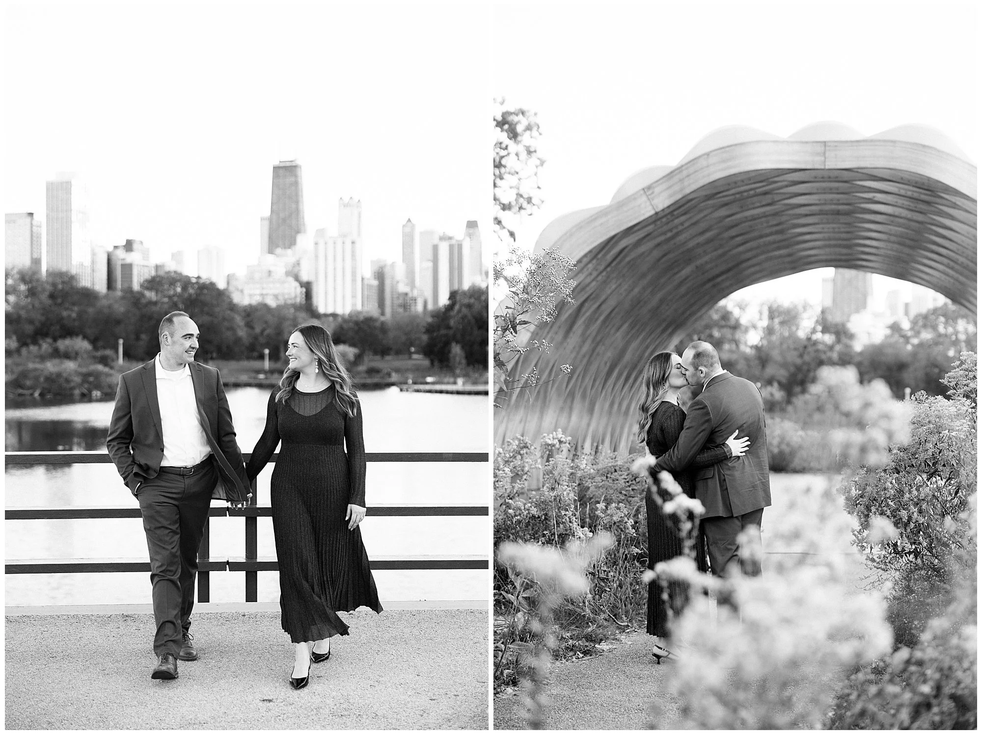  couple at honeycomb at nature boardwalk in lincoln park zoo 