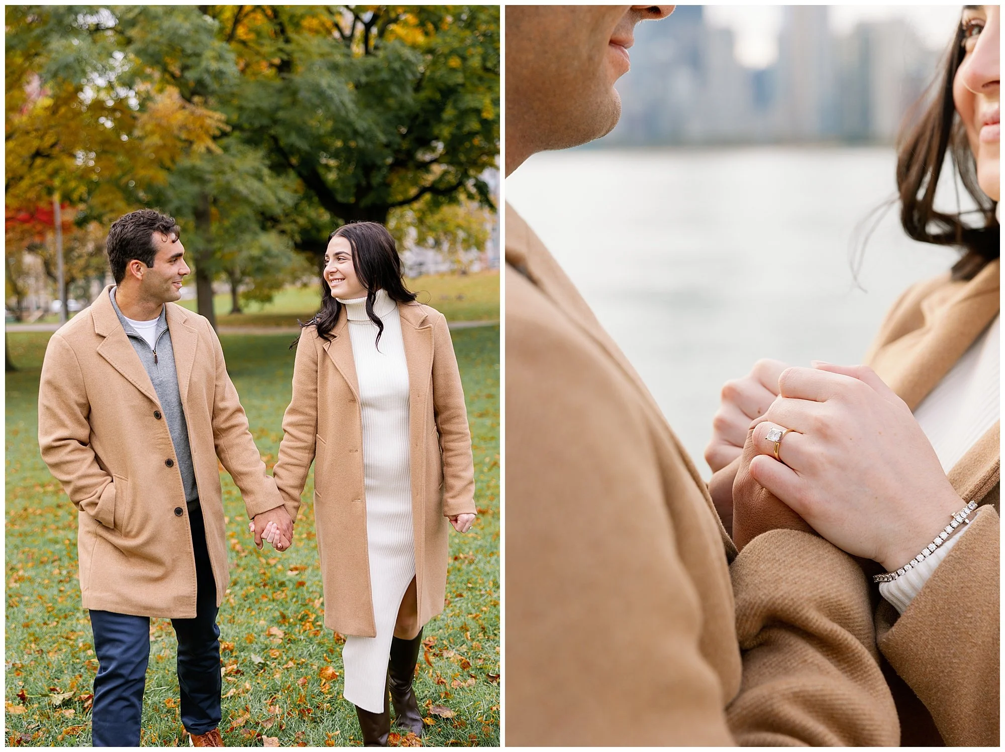  couple downtown at north avenue beach 
