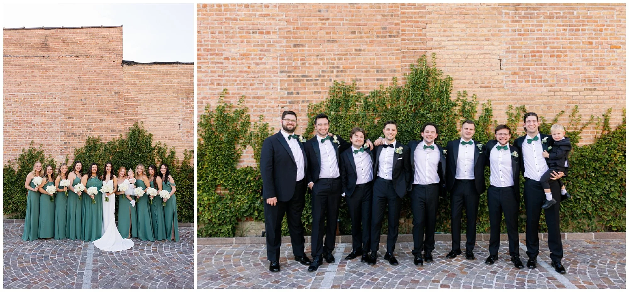  bridal party portraits at rockwell on the river wedding 