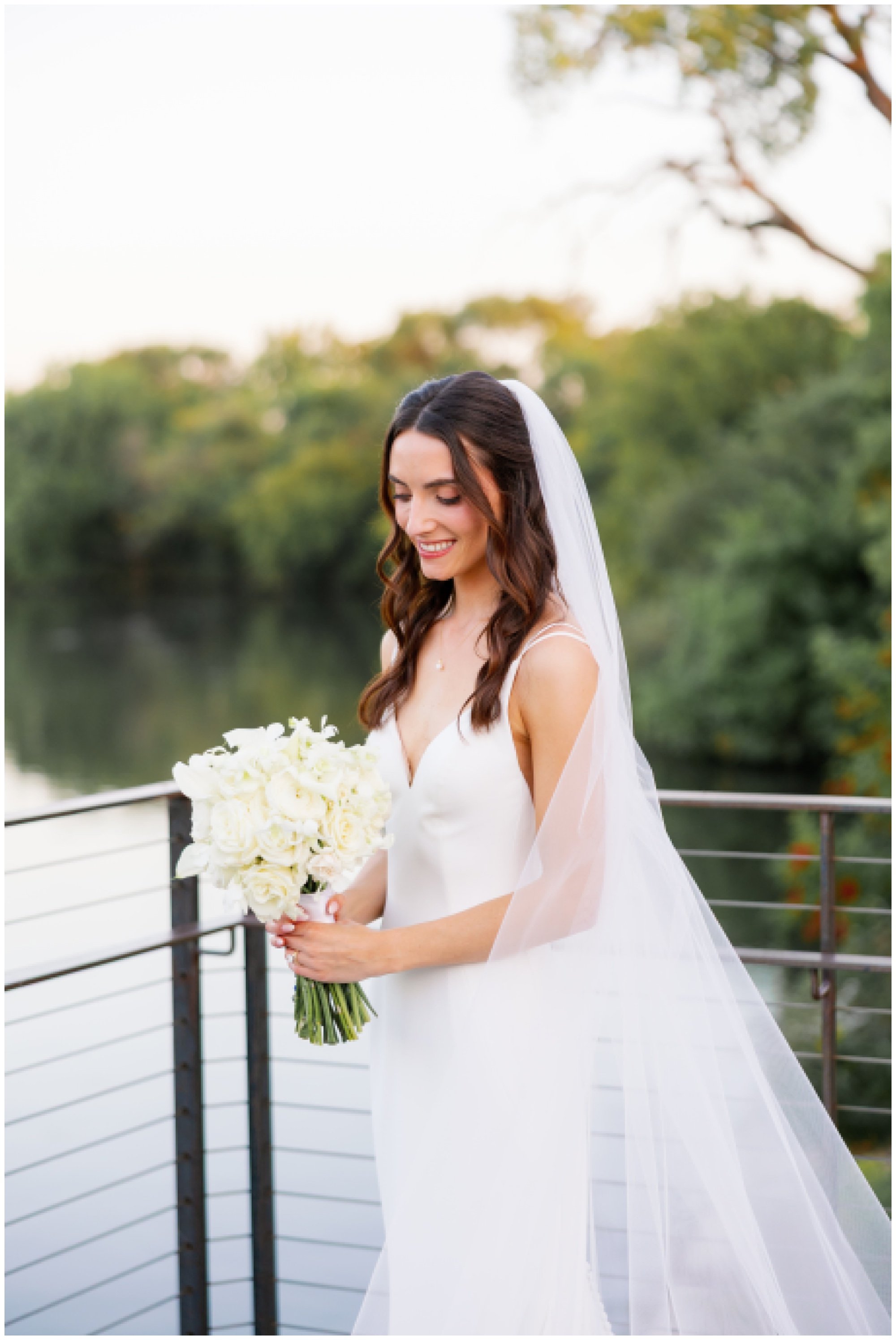  bride portrait at rockwell on the river wedding 