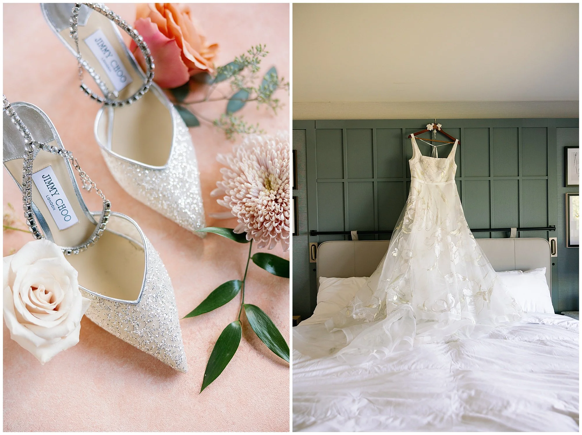  brides shoes and wedding dress for grand geneva resort lake geneva wedding 
