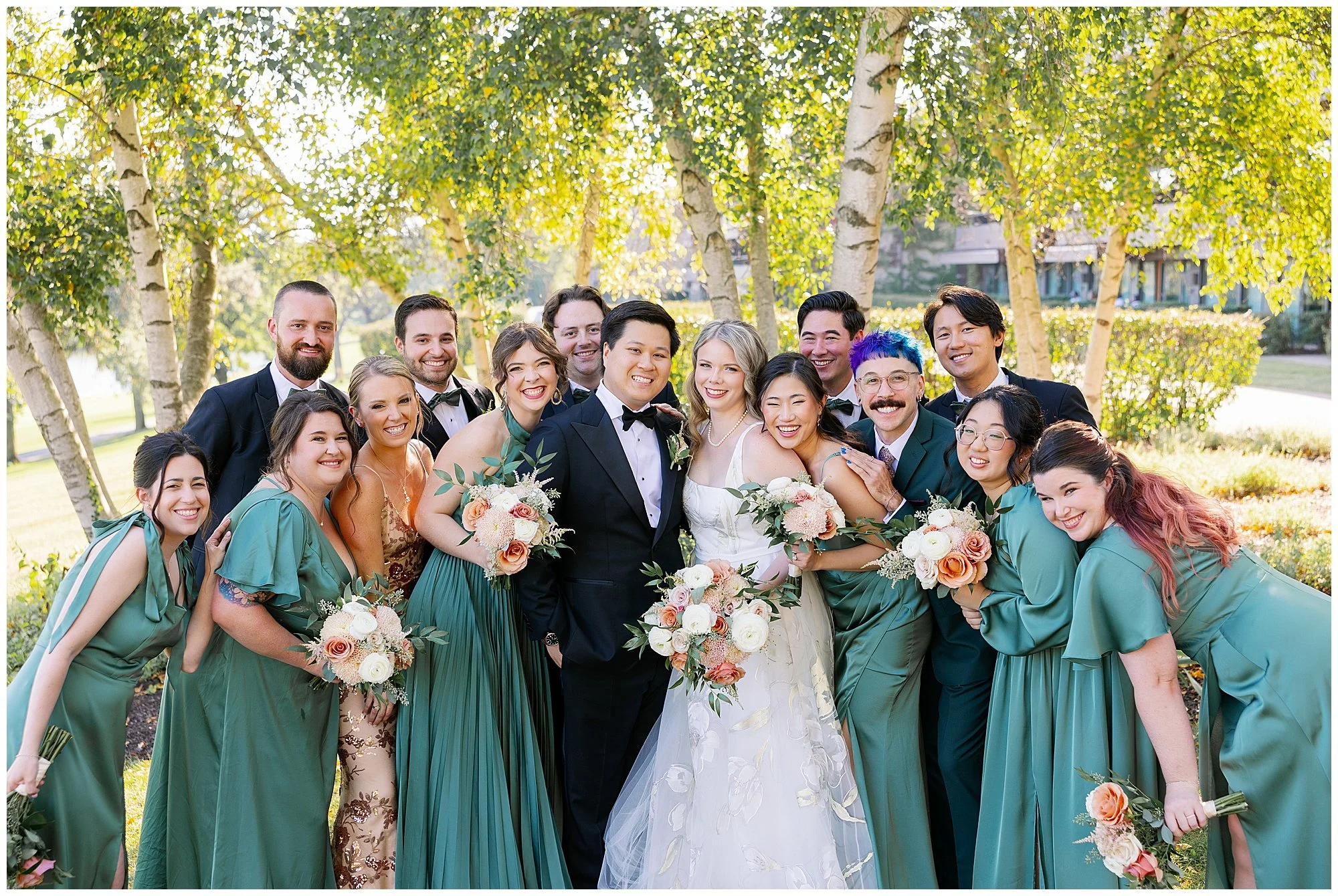  bridal party portraits at grand geneva resort lake geneva wedding 