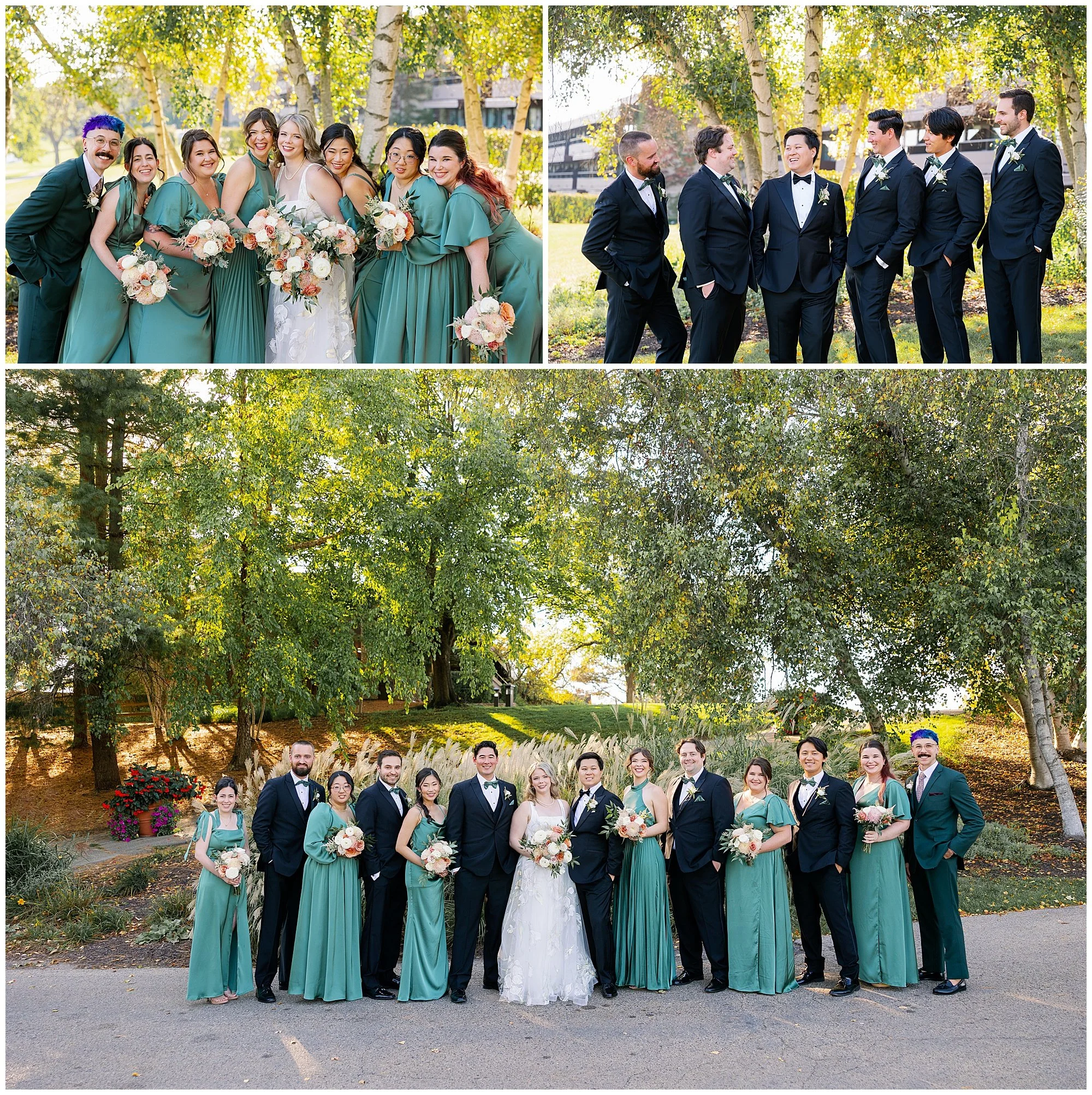  bridal party photos at grand geneva resort lake geneva wedding 