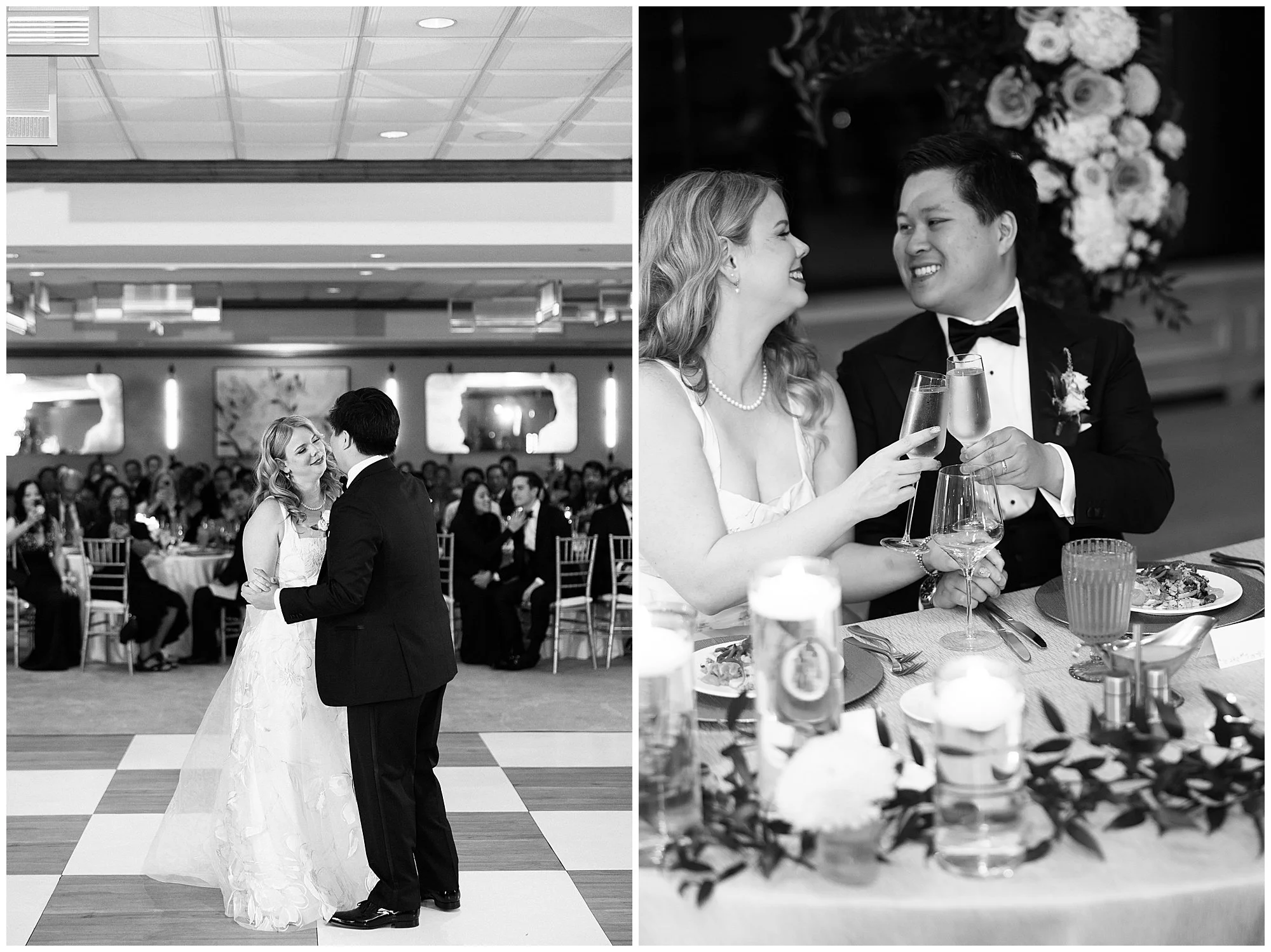  bride and groom first dance at grand geneva resort lake geneva wedding 