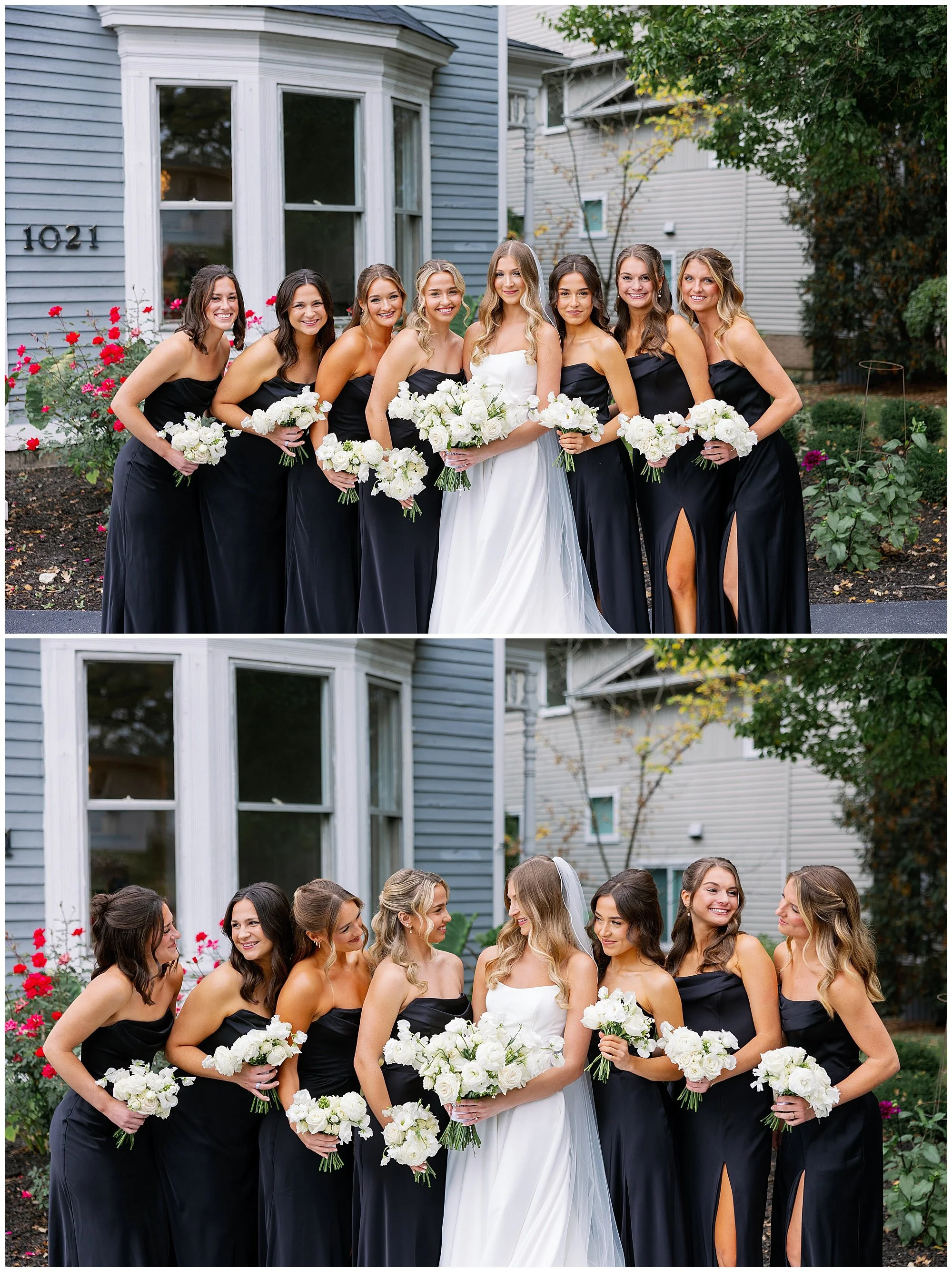 bridesmaids before  Mesón Sabika wedding  