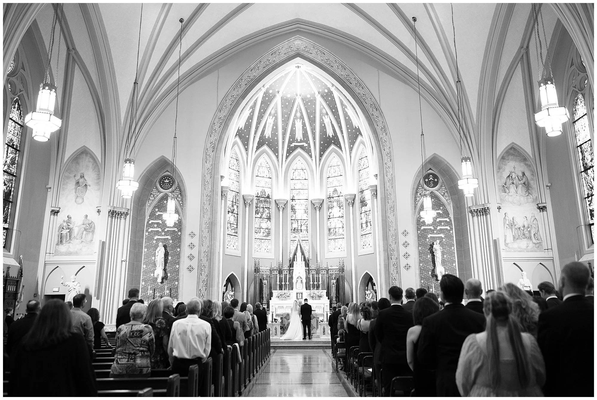  overall church photo for  Mesón Sabika wedding  