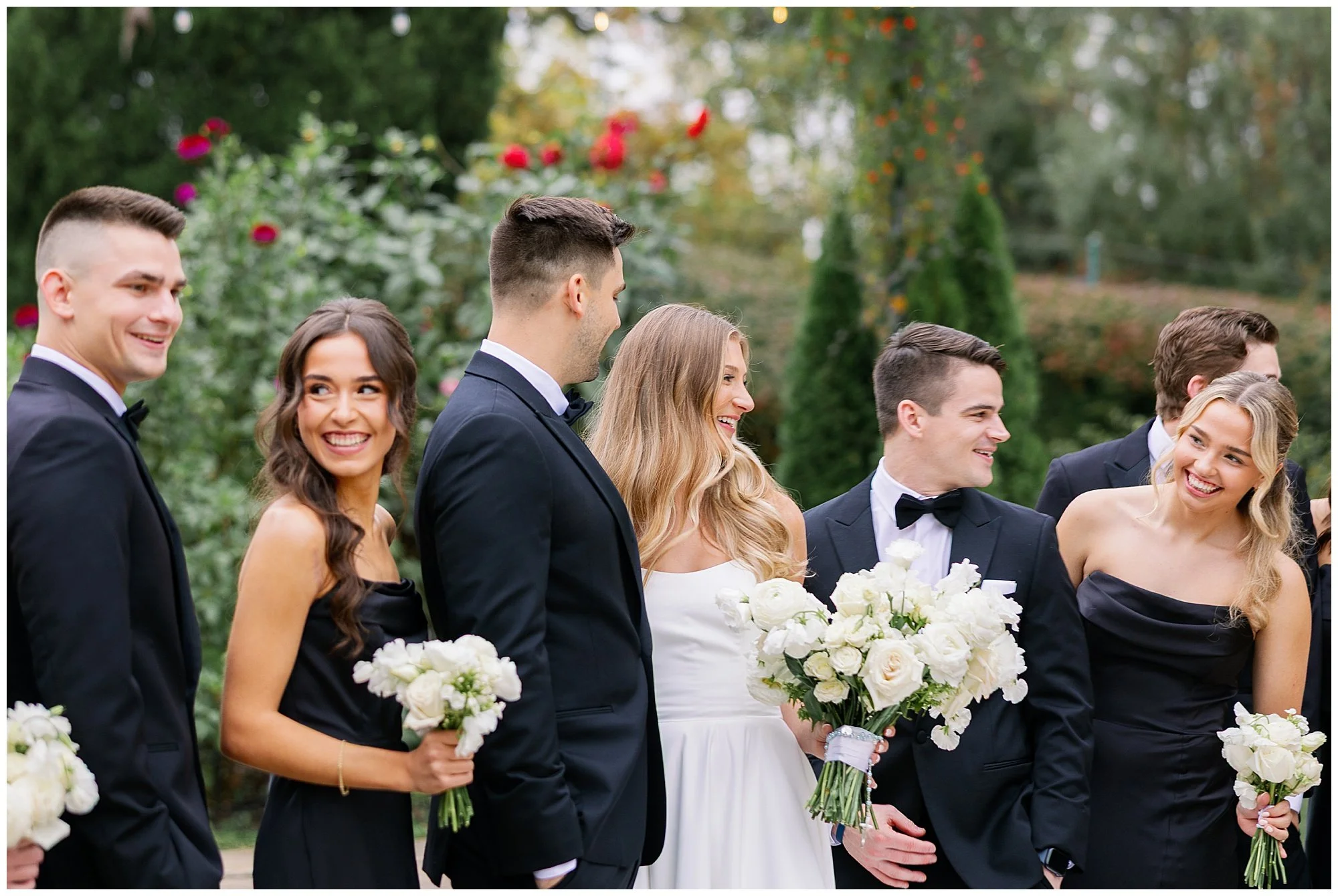  bridal party portraits at  Mesón Sabika wedding  