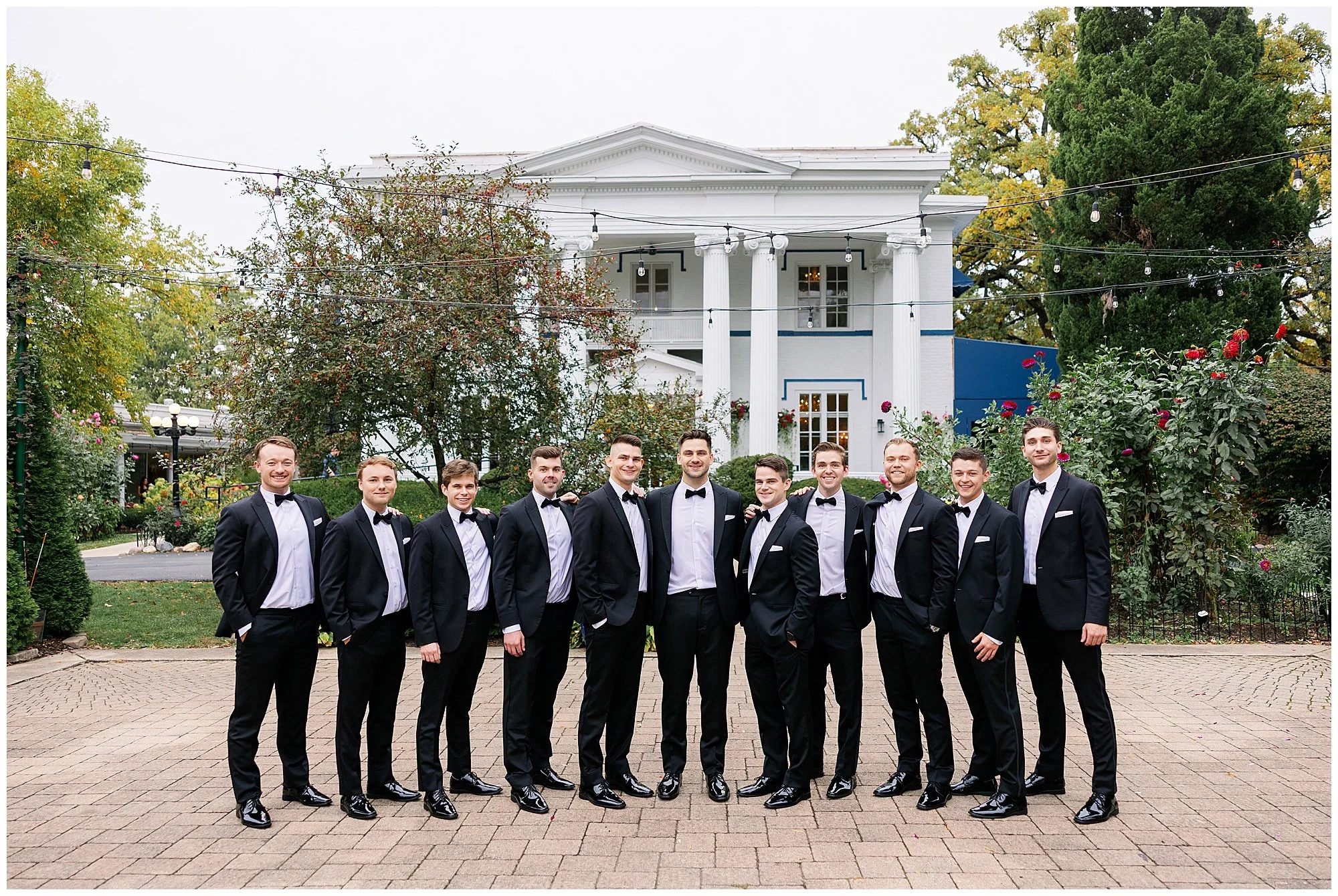  groomsmen at  Mesón Sabika wedding  