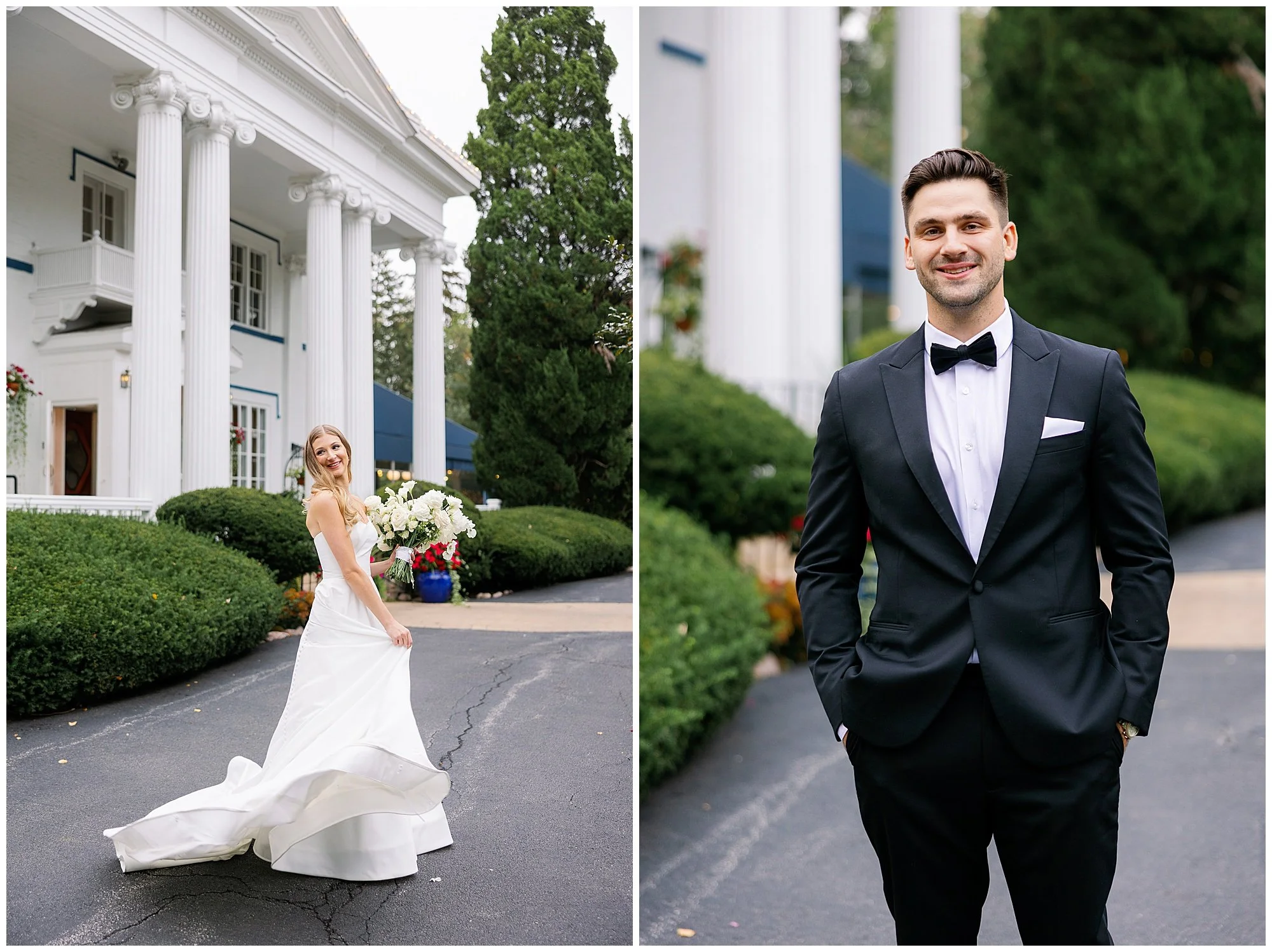  bride and groom portraits at  Mesón Sabika wedding  