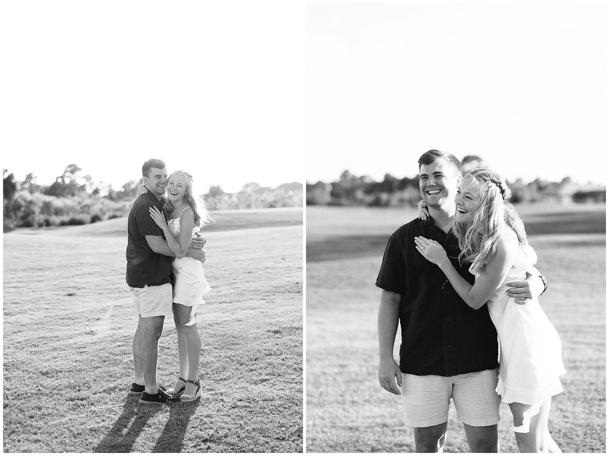  Fort Myers Florida sunset golf course engagement proposal 